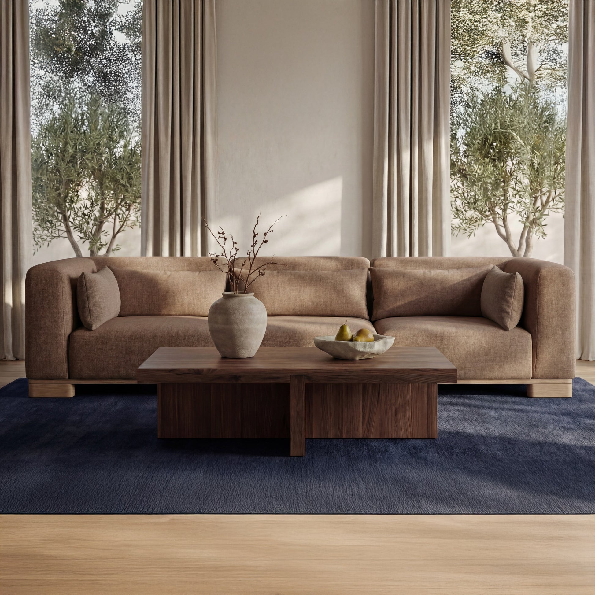 June Modular Sofa Dark Brown by Moe's Home Collection - view 2