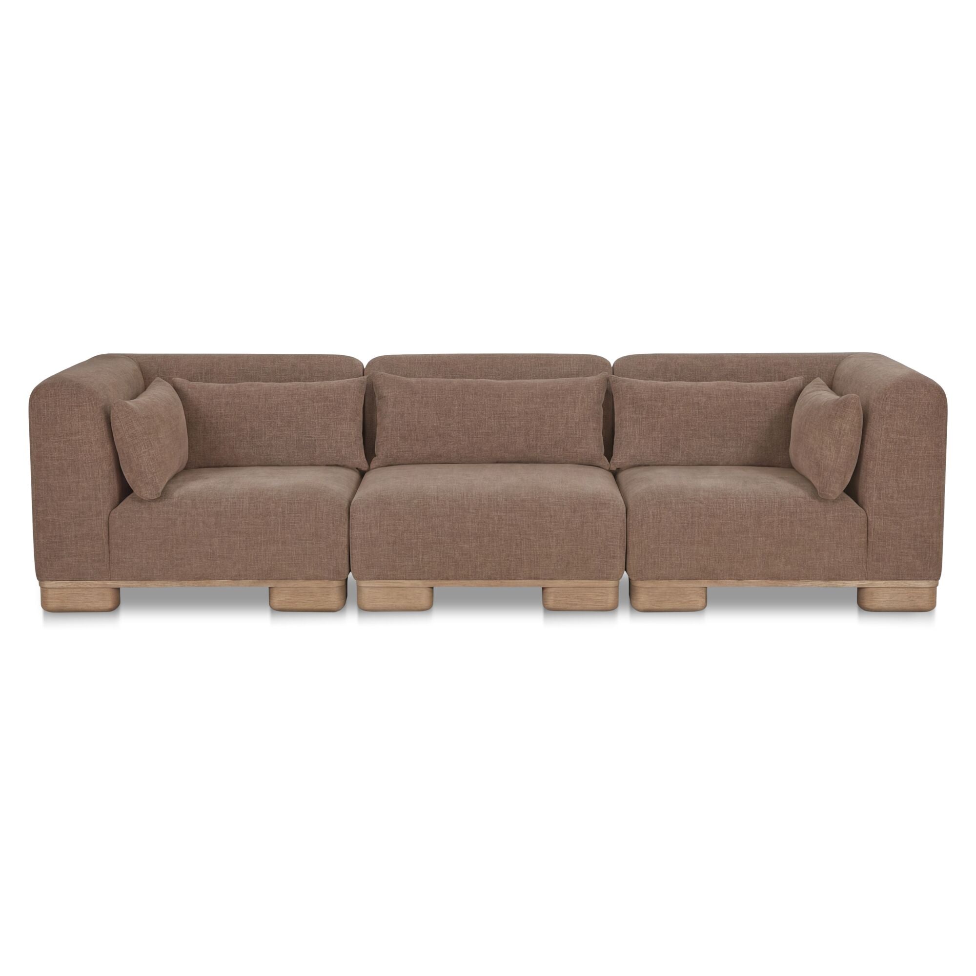 June Modular Sofa Dark Brown by Moe's Home Collection