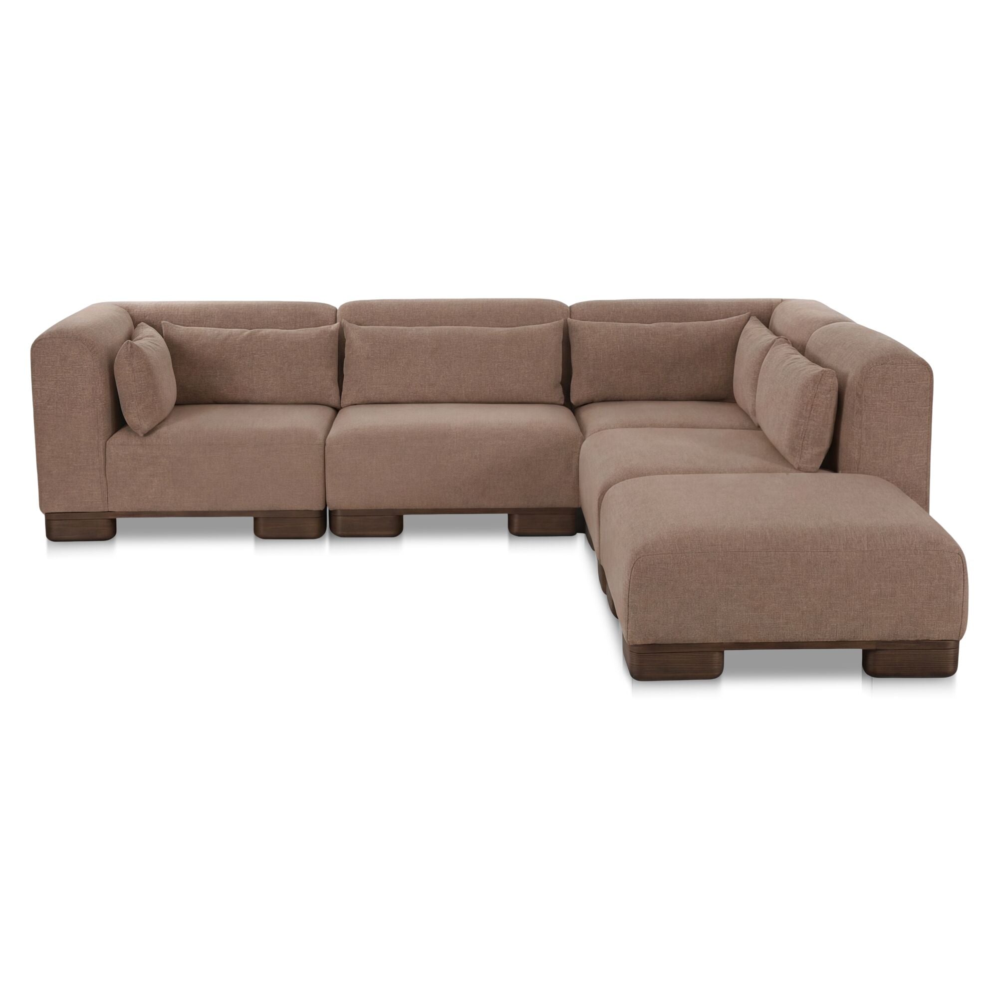 June Dream Modular Sectional Dark Brown by Moe's Home Collection