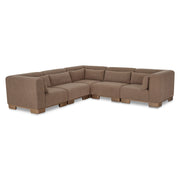 June Classic L Modular Sectional Dark Brown by Moe's Home Collection