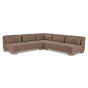 June Corner Modular Sectional Dark Brown by Moe's Home Collection