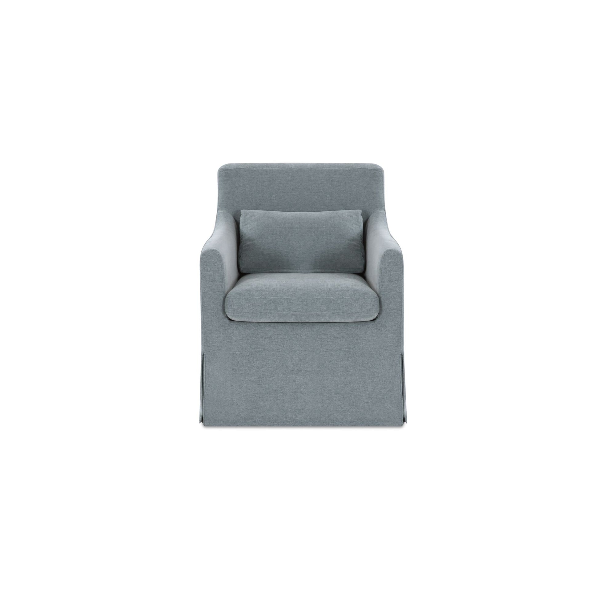 Lydia Slipcover Dining Chair Blue by Moe's Home Collection
