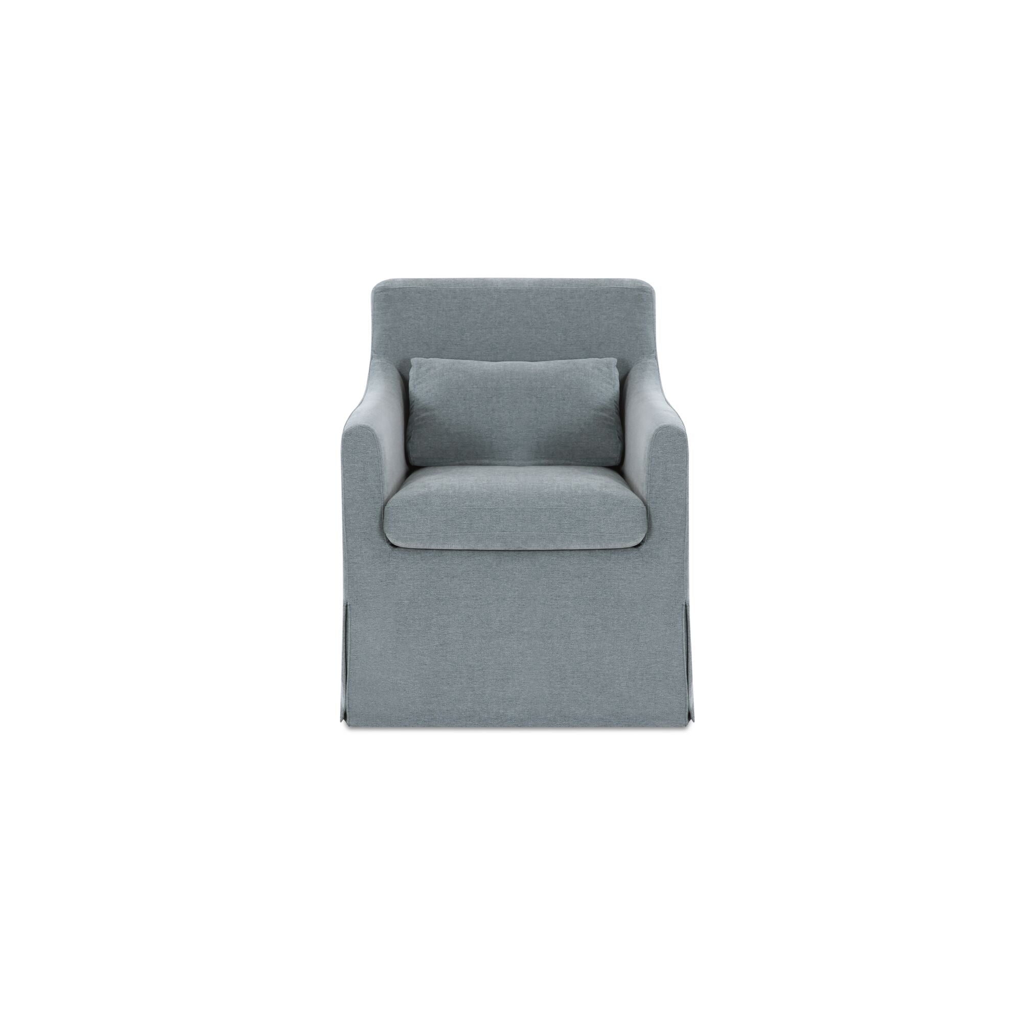 Lydia Slipcover Dining Chair Blue by Moe's Home Collection