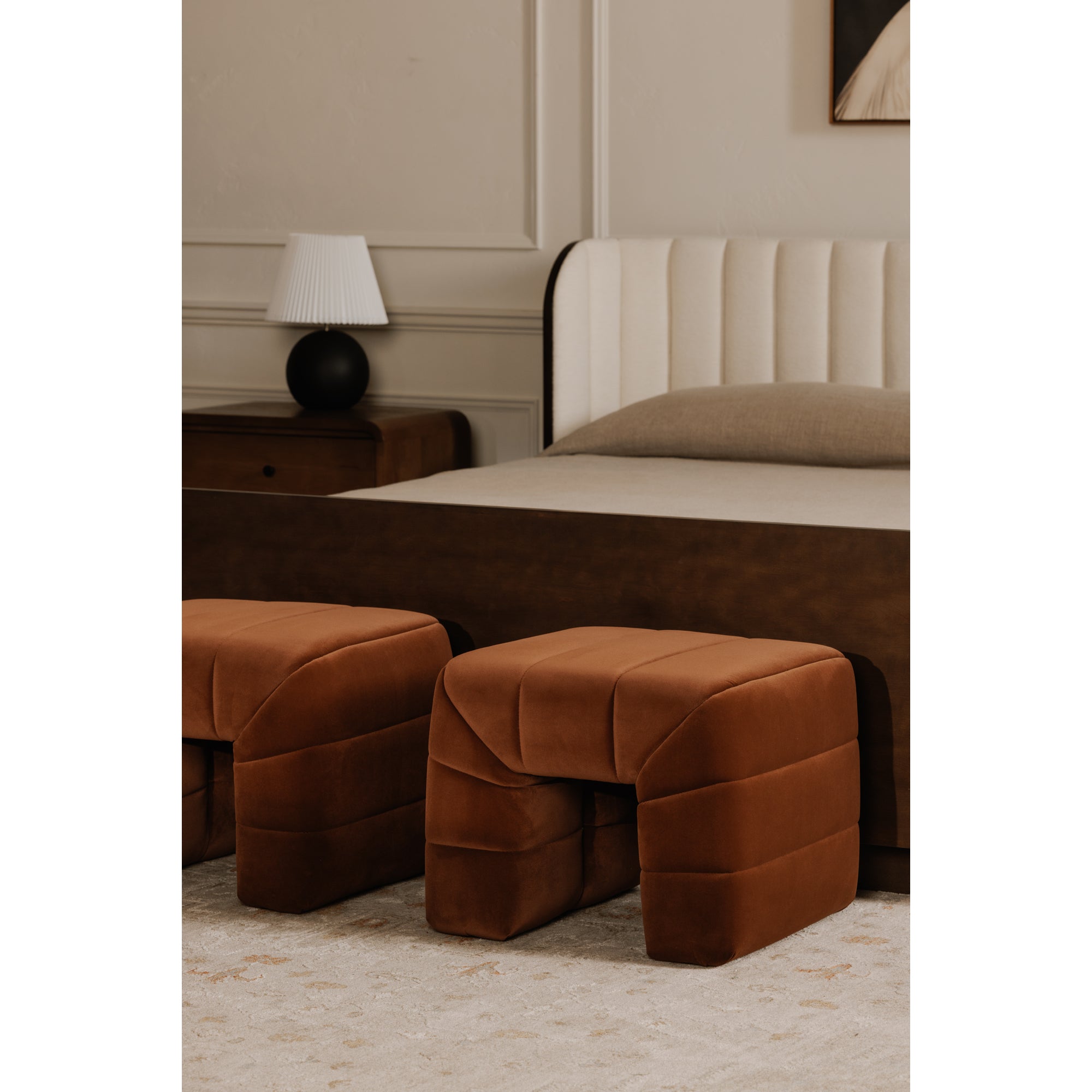 Verity Stool Warm Brown by Moe's Home Collection - view 2