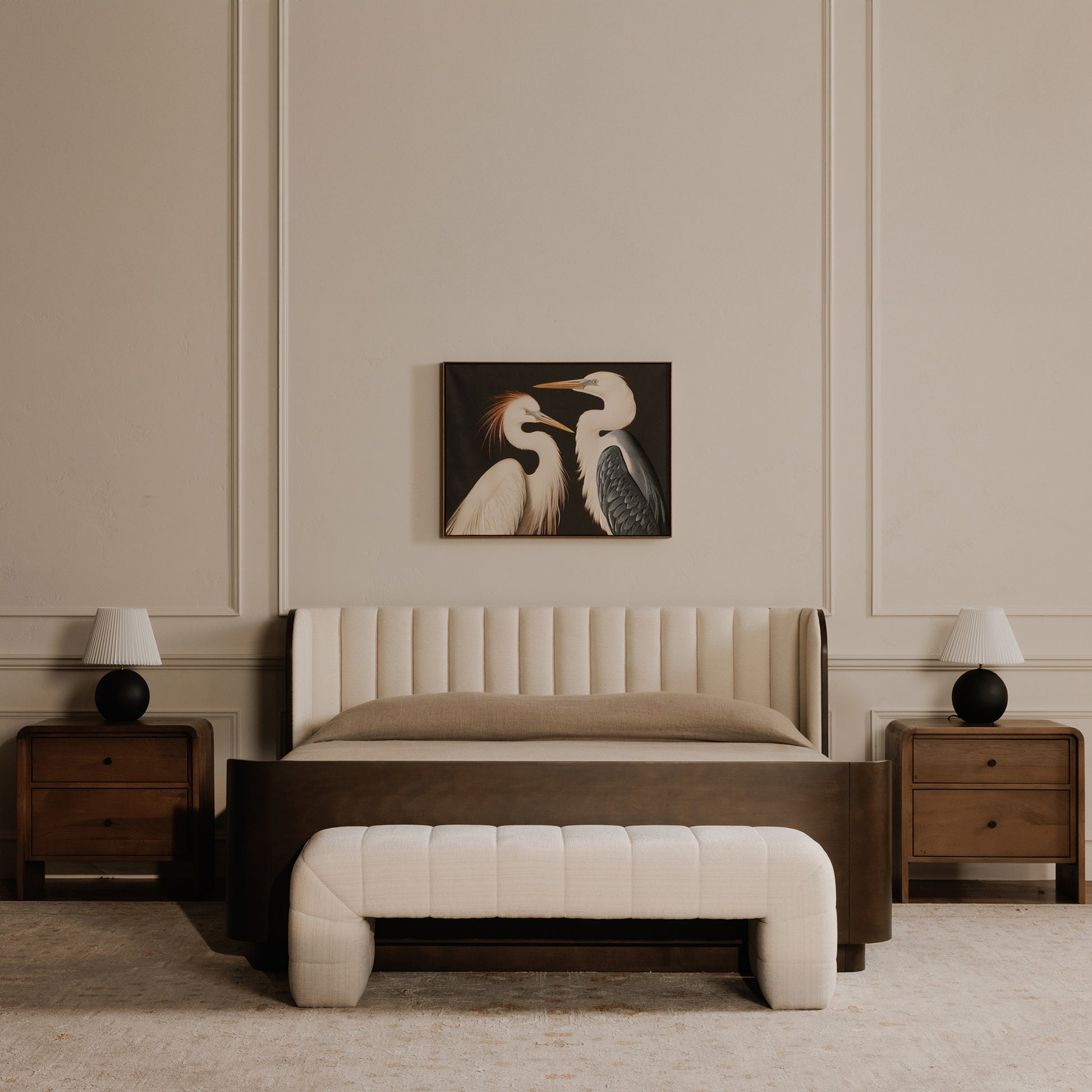 Verity Bench Oatmeal by Moe's Home Collection - view 3