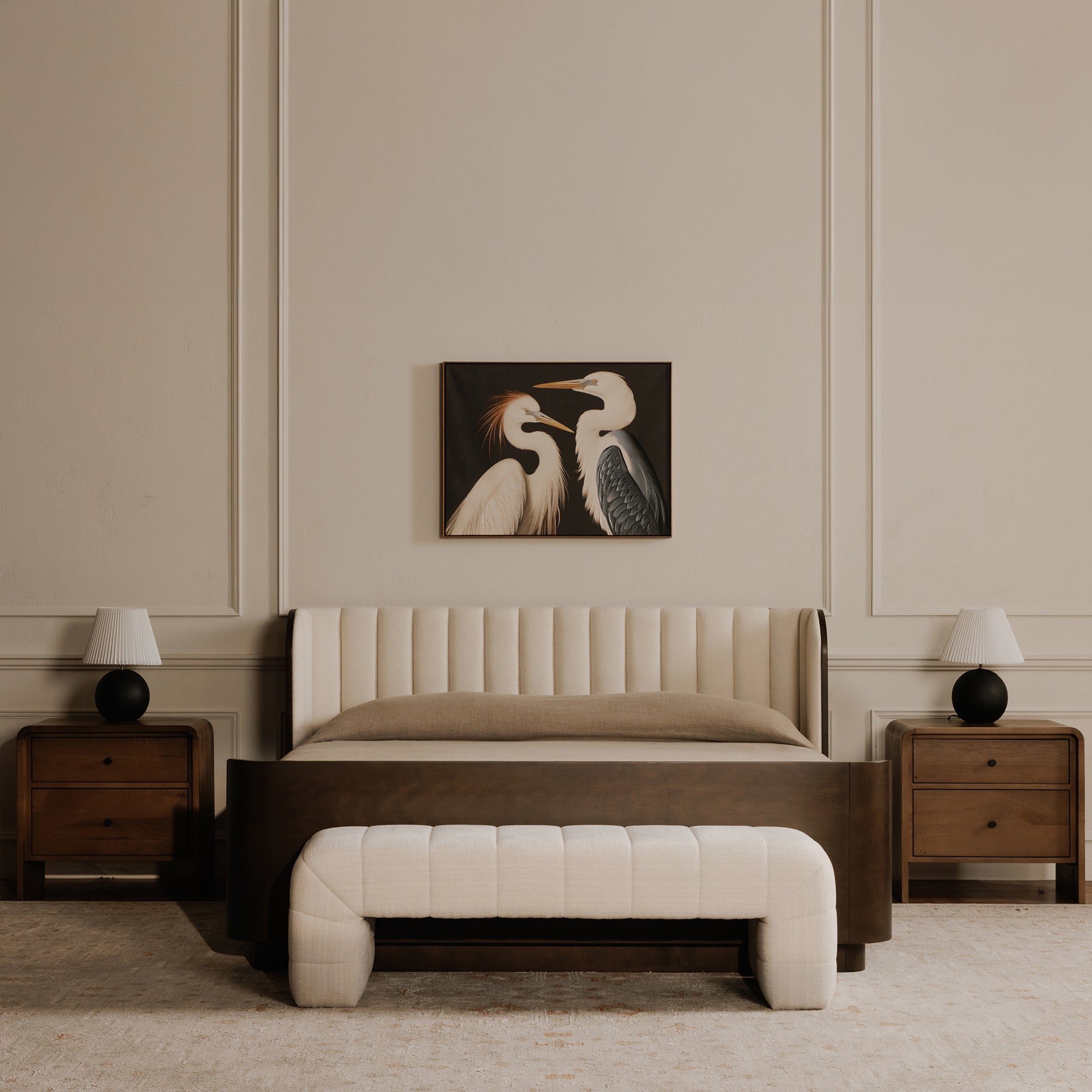 Verity Bench Oatmeal by Moe's Home Collection - view 3