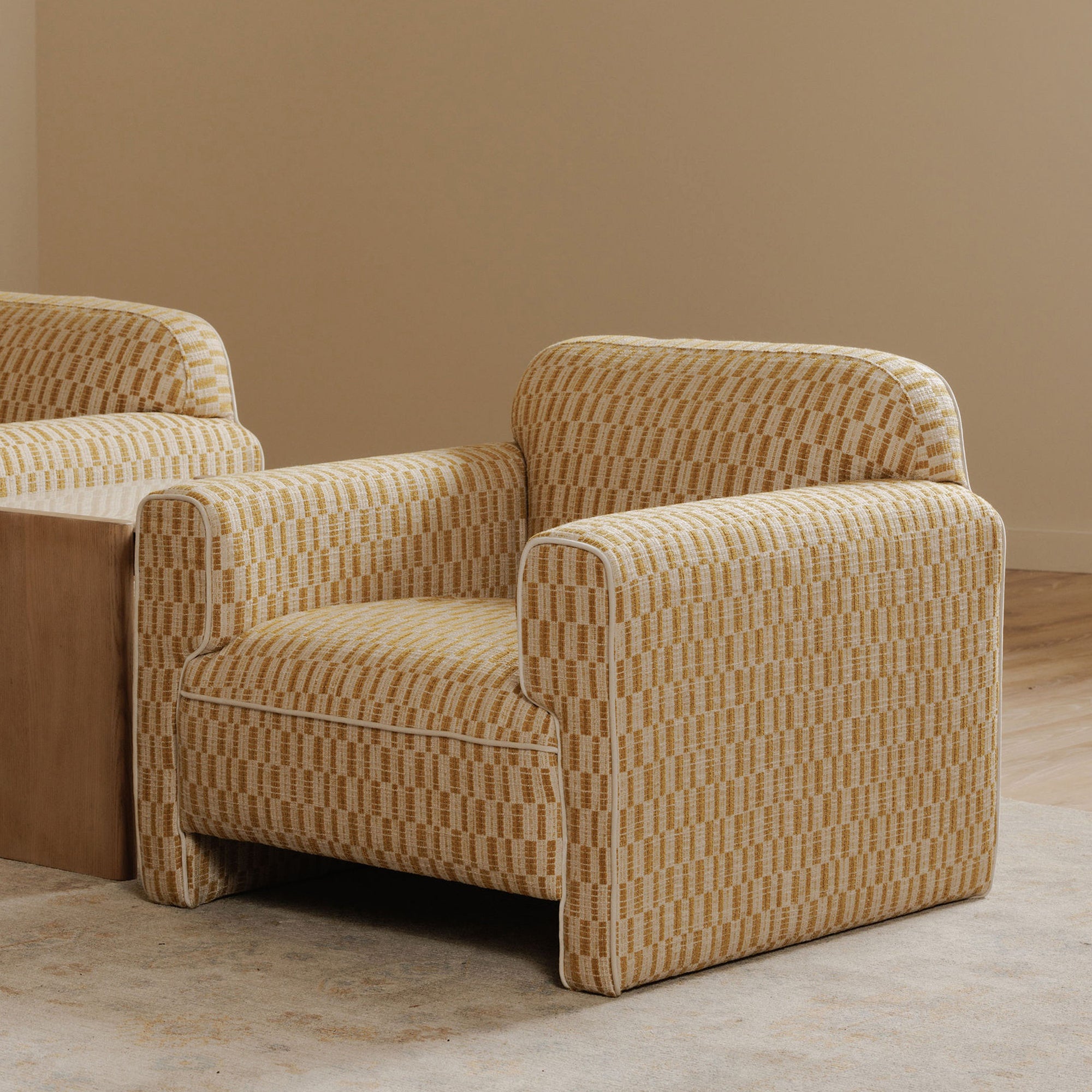 Leo Accent Chair Chartreuse by Moe's Home Collection - view 2