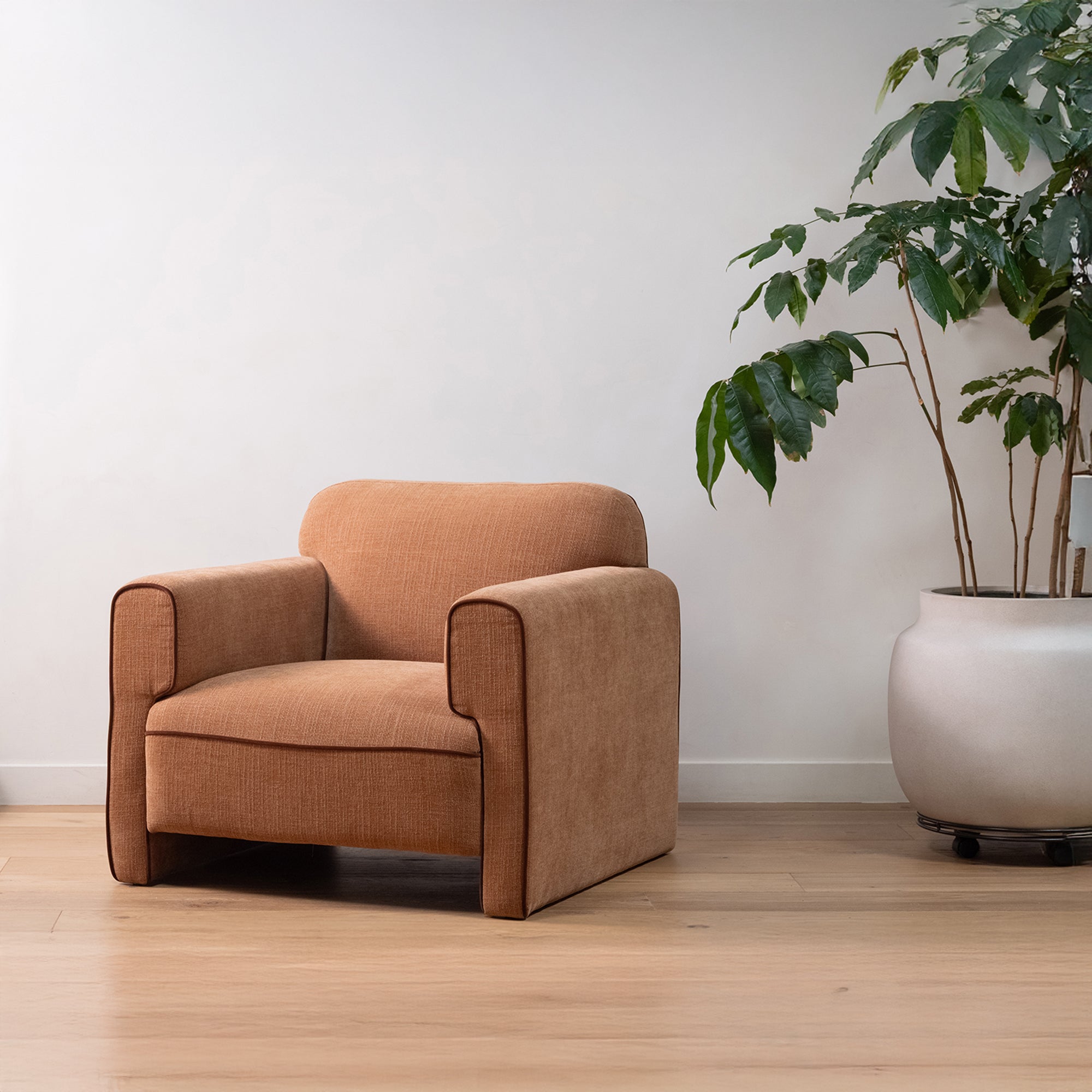 Leo Chair Light Brown by Moe's Home Collection - view 2