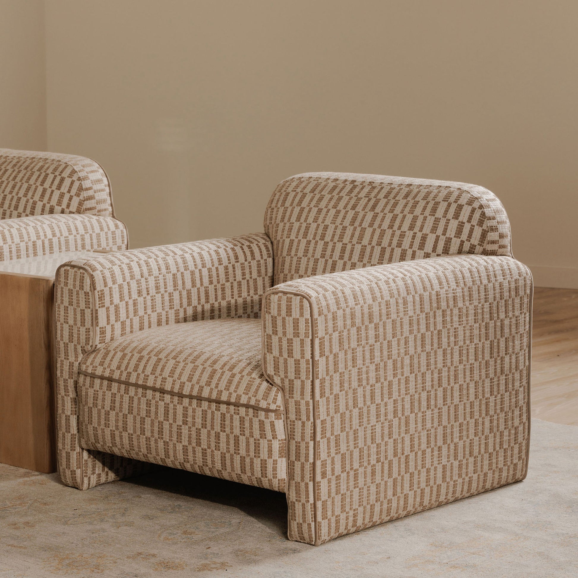 Leo Accent Chair Taupe by Moe's Home Collection - view 2