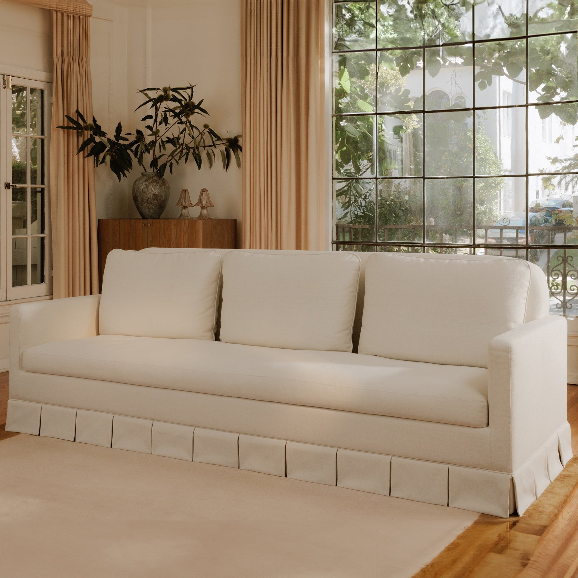 Pellicano Sofa Cream by Moe's Home Collection - view 3