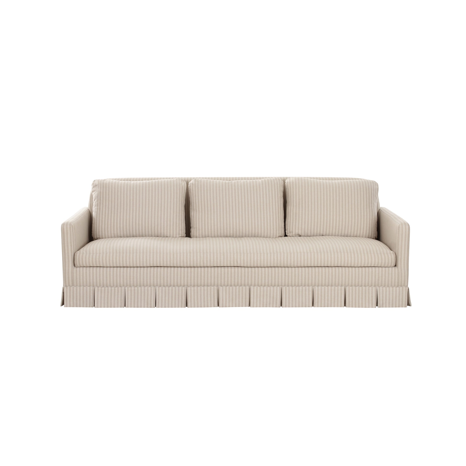 Pellicano Sofa Beige Stripe by Moe's Home Collection