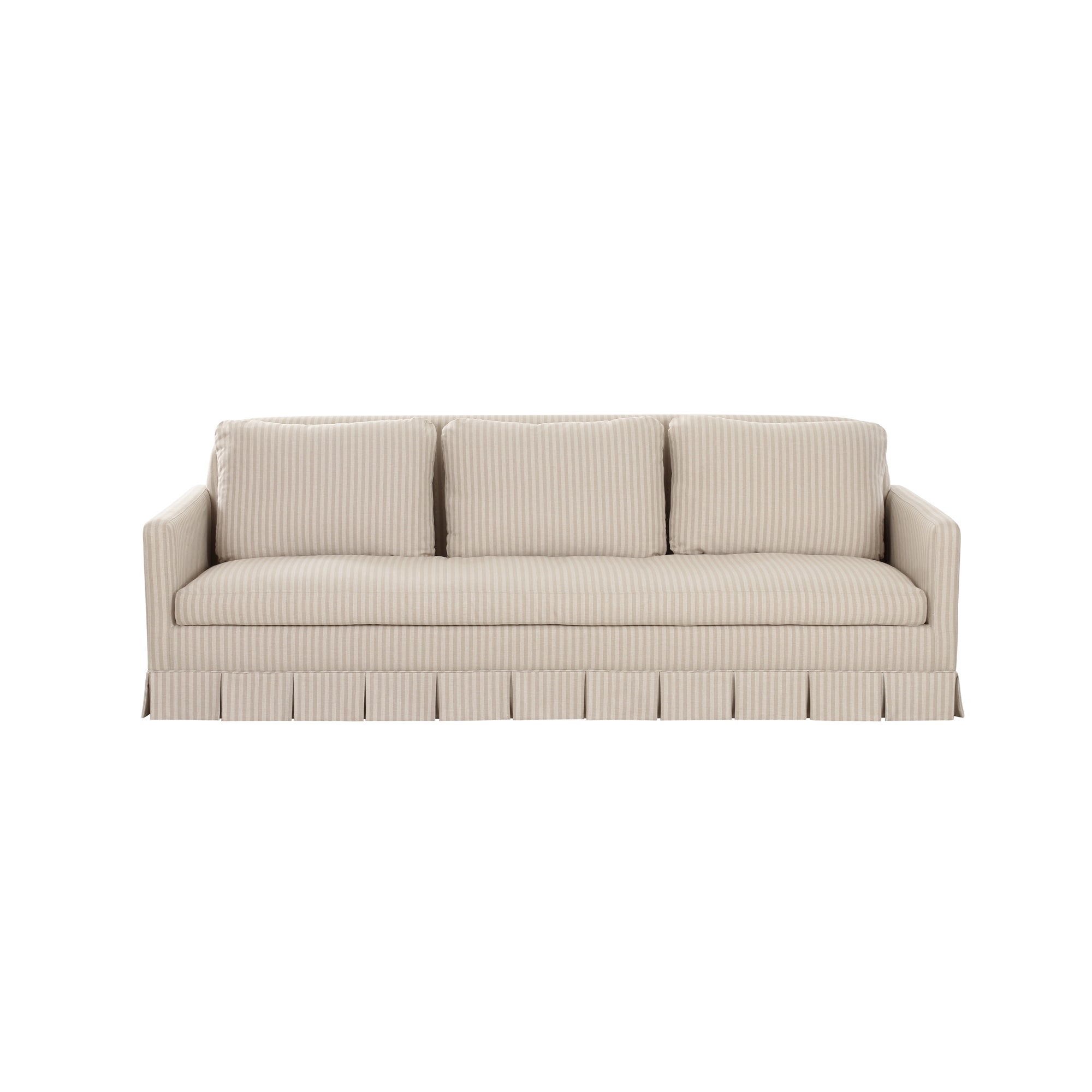 Pellicano Sofa Beige Stripe by Moe's Home Collection