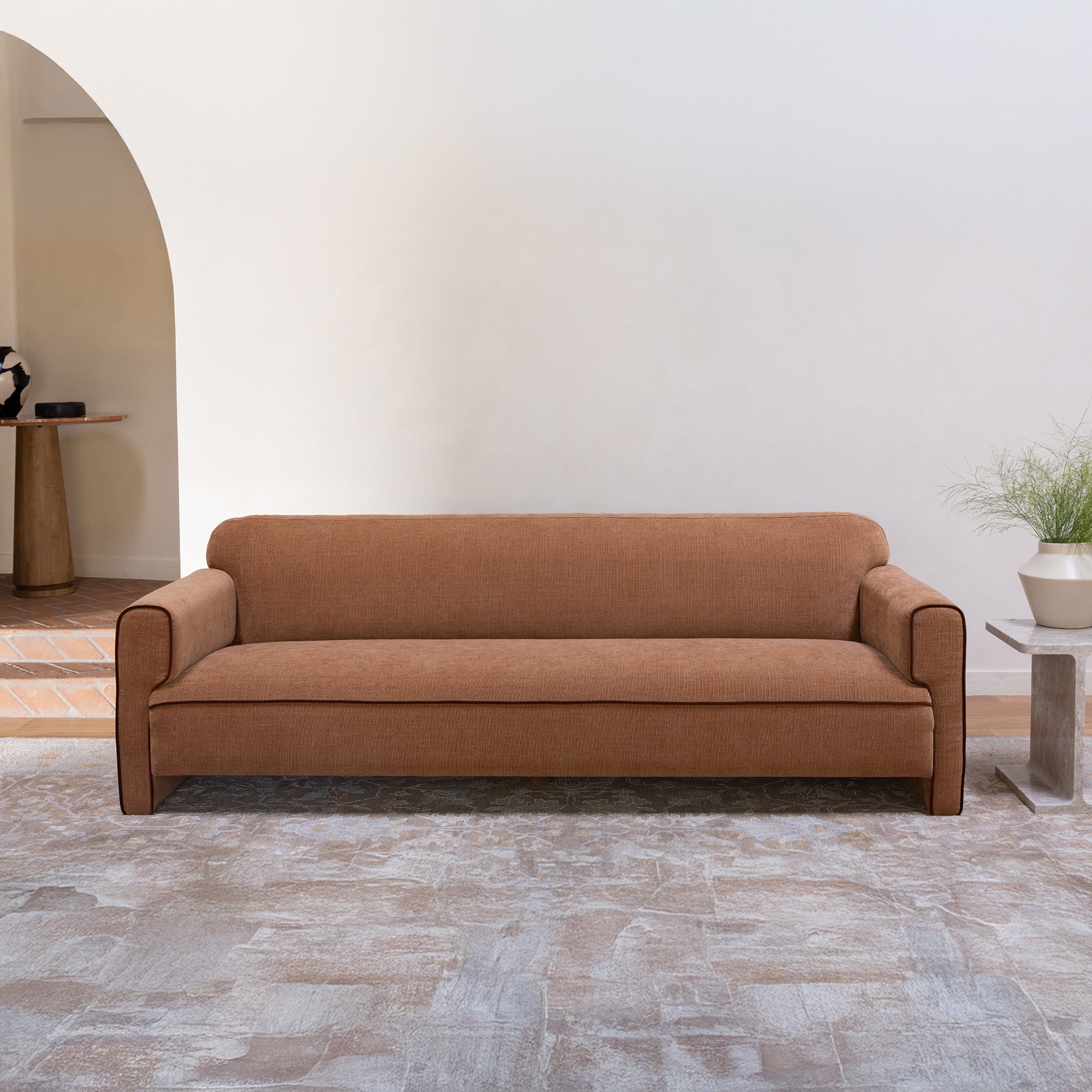 Leo Sofa Light Brown by Moe's Home Collection - view 4
