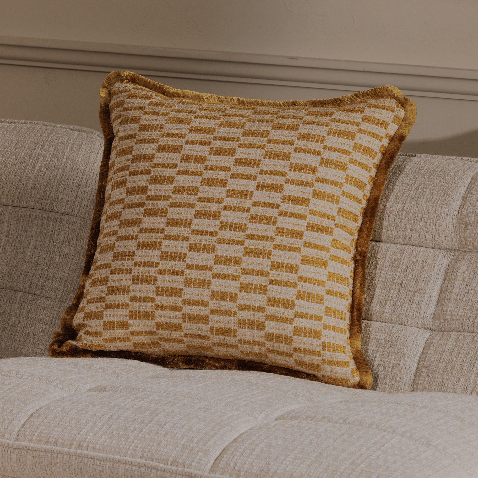 Leone Cushion Chartreuse by Moe's Home Collection - view 2