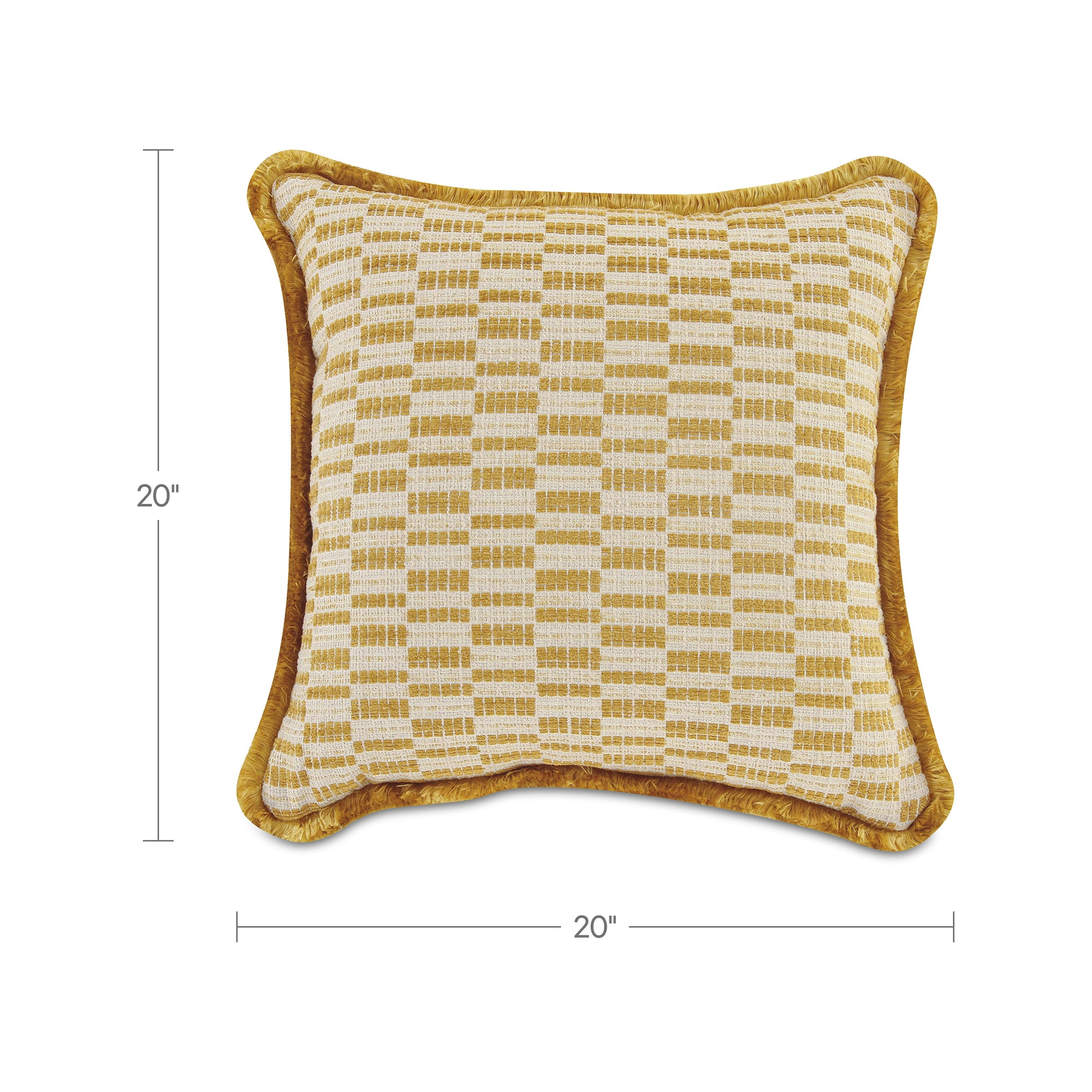 Leone Cushion Chartreuse by Moe's Home Collection - view 3