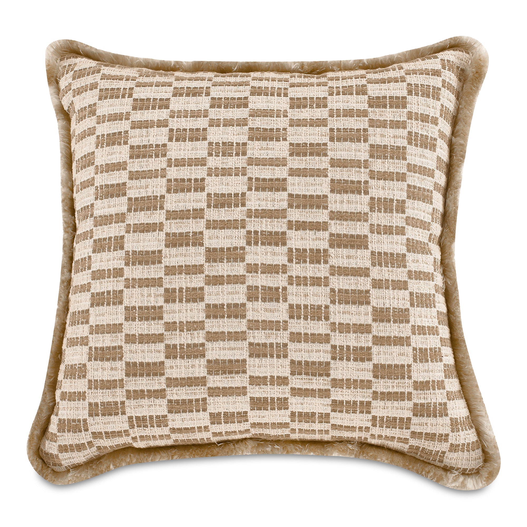 Leone Cushion Taupe by Moe's Home Collection