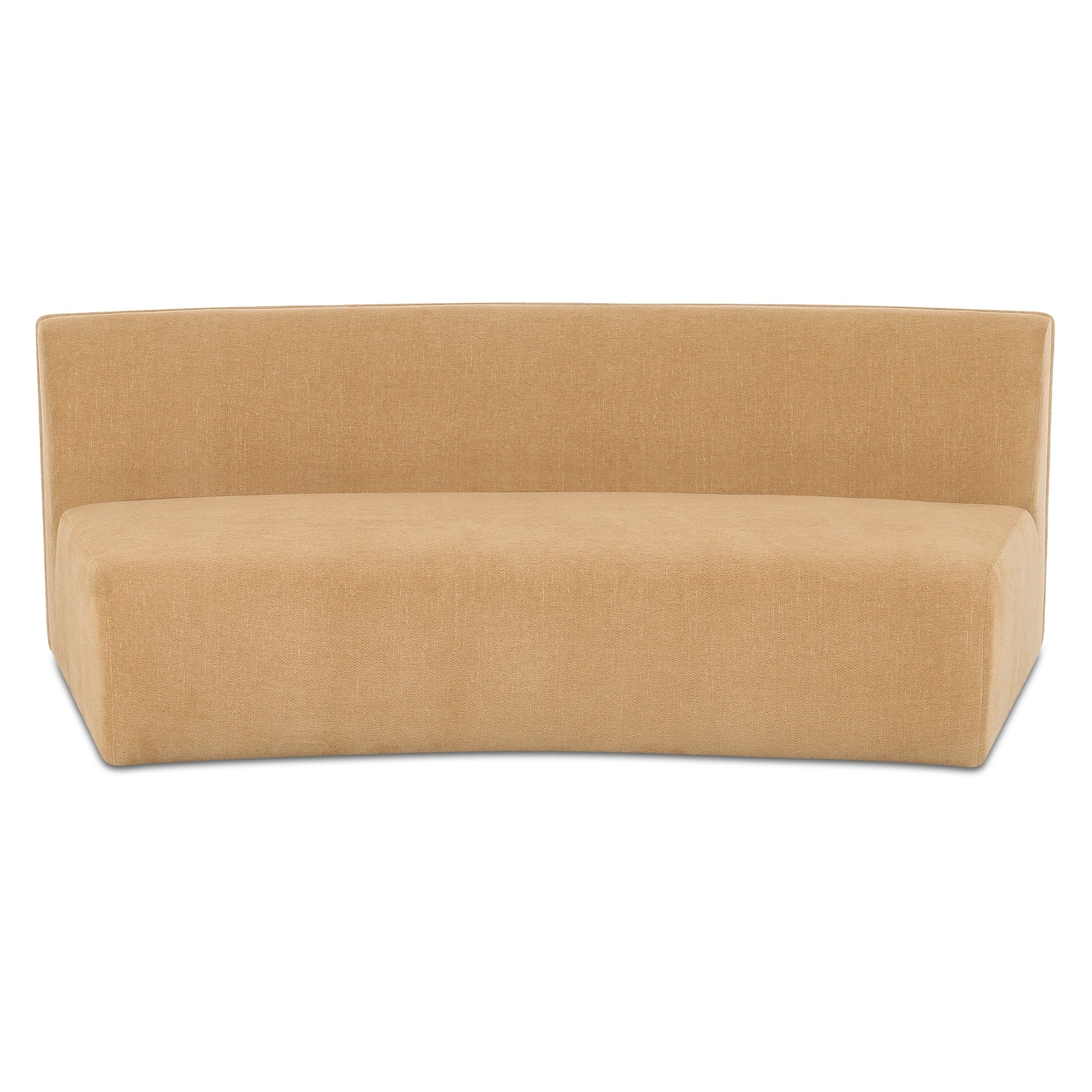 Naomi Concave Sofa Golden Yellow by Moe's Home Collection
