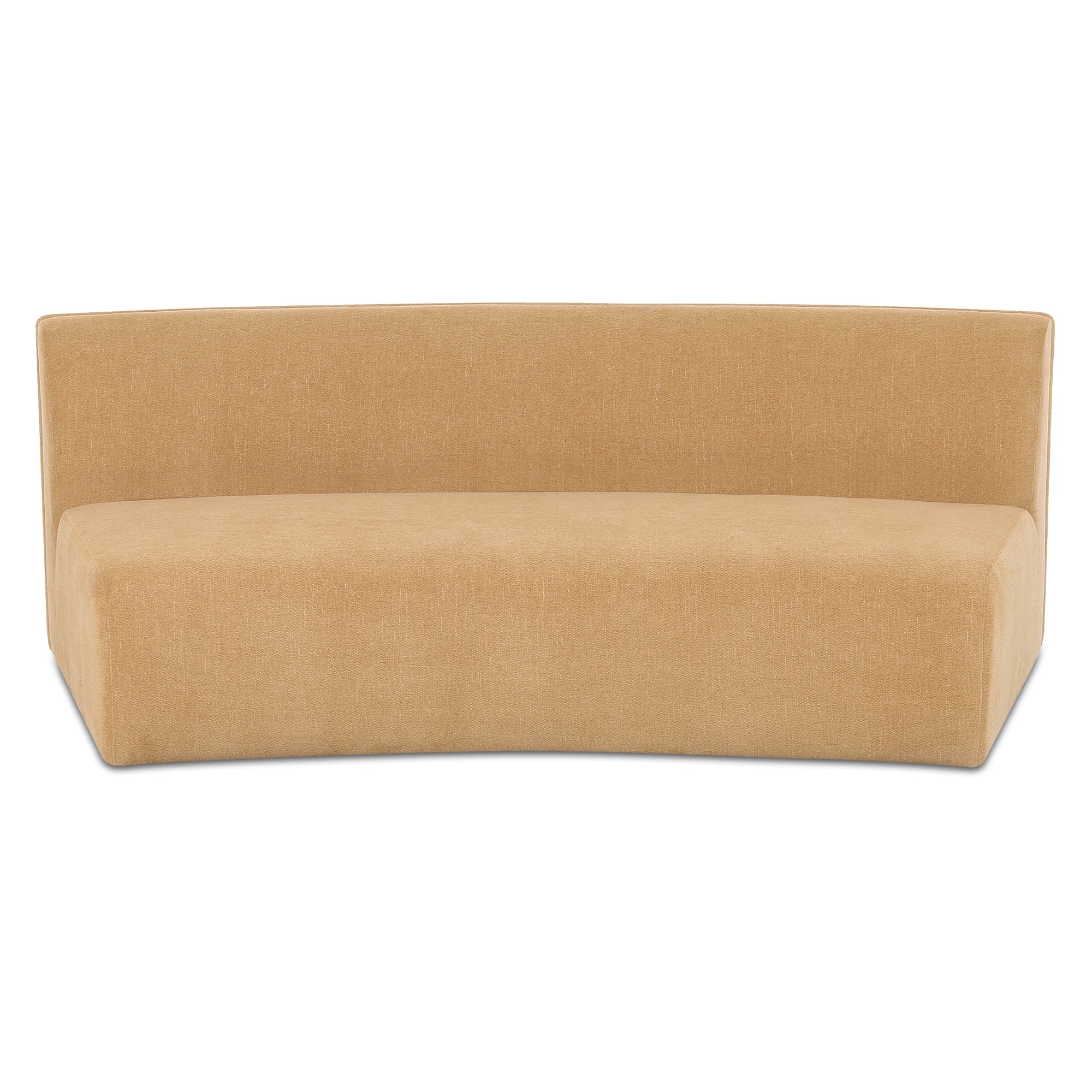Naomi Concave Sofa Golden Yellow by Moe's Home Collection