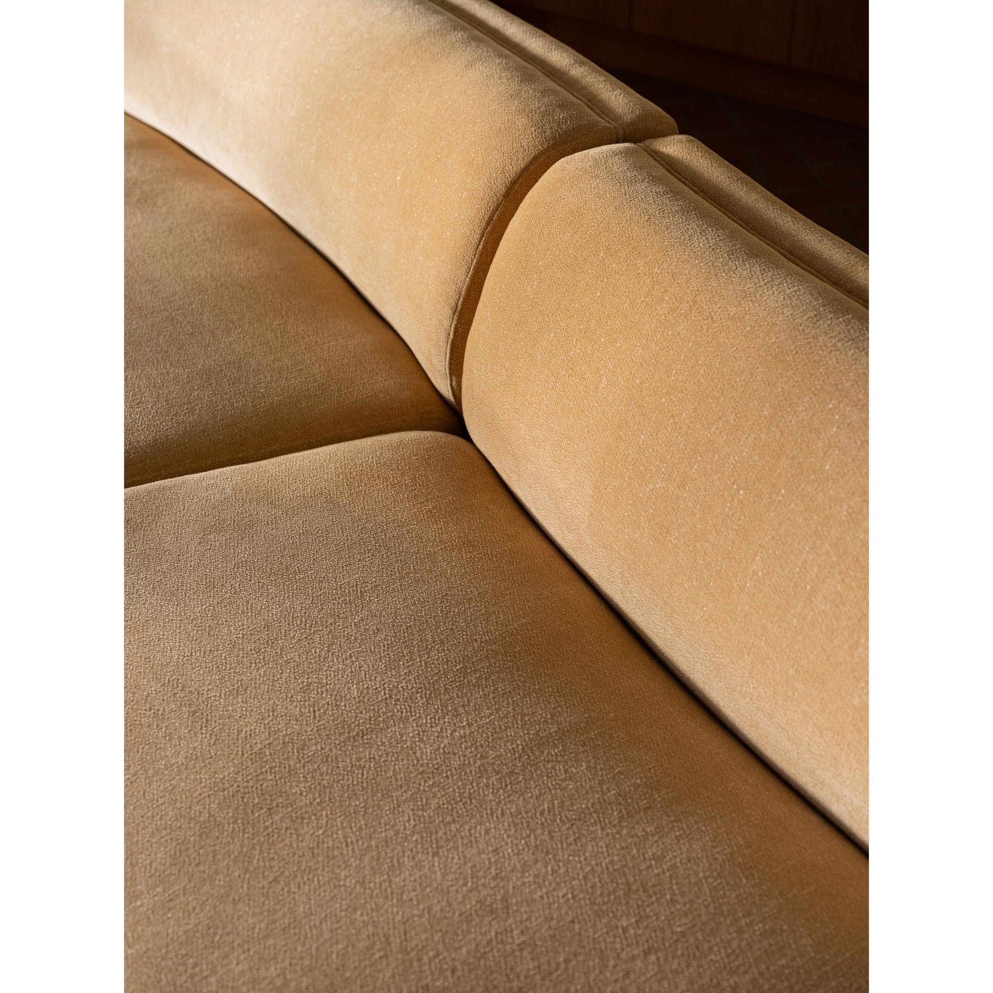 Naomi Convex Sofa Golden Yellow by Moe's Home Collection - view 3