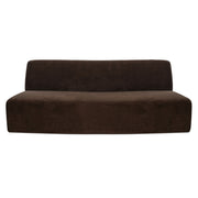 Naomi Convex Sofa Dark Brown by Moe's Home Collection