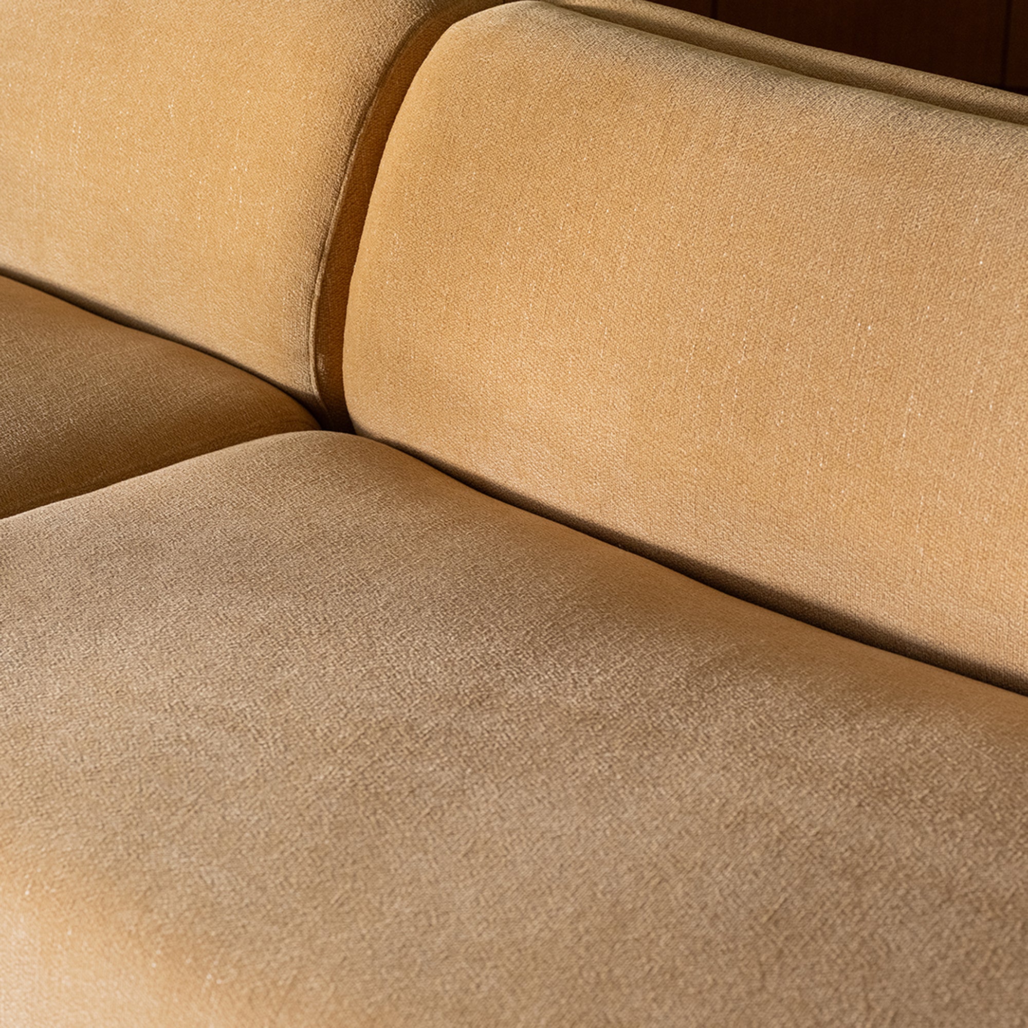 Naomi 3 Piece Concave Modular Sectional Golden Yellow by Moe's Home Collection - view 2