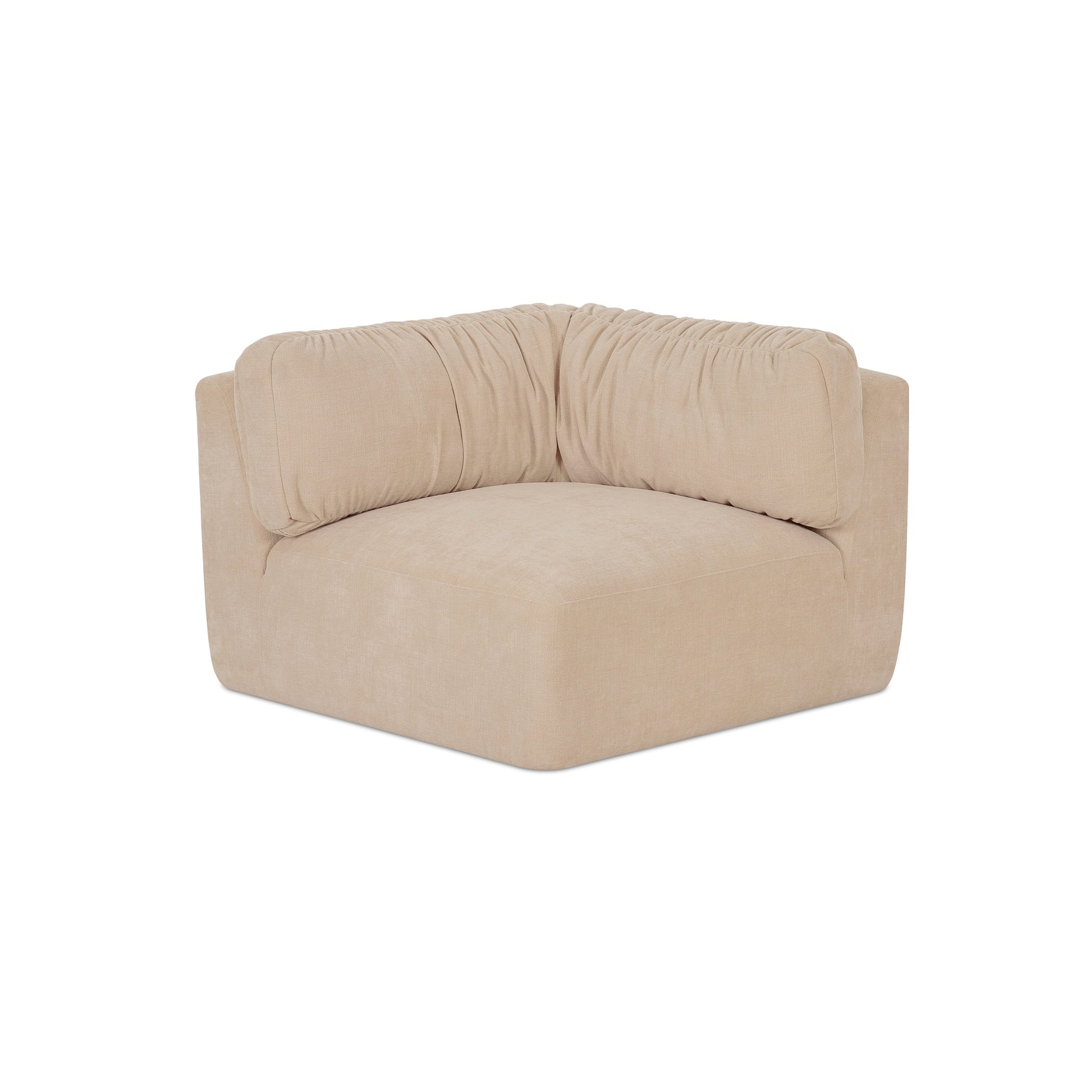 Matina Corner Chair Oatmeal by Moe's Home Collection