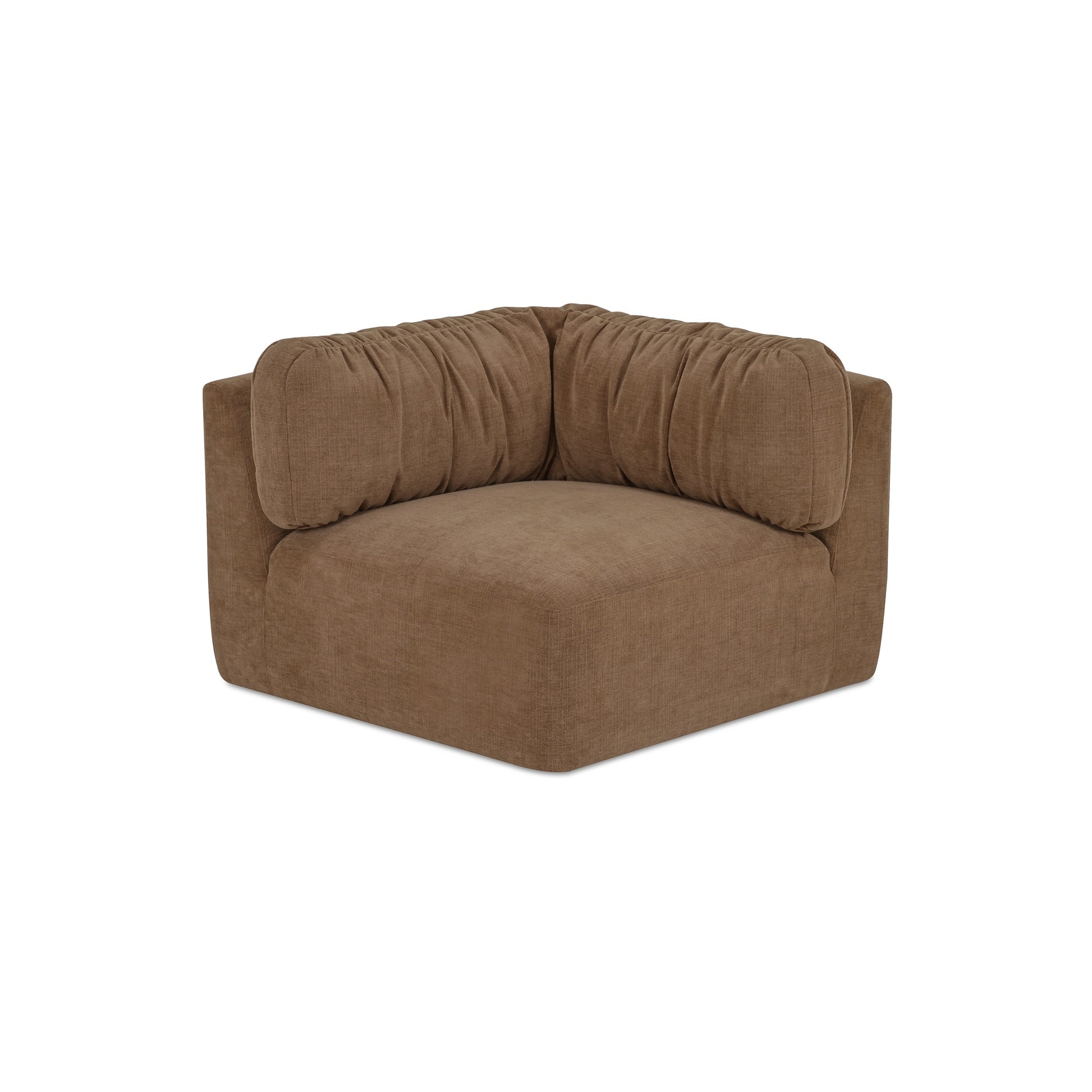 Matina Corner Chair Taupe by Moe's Home Collection