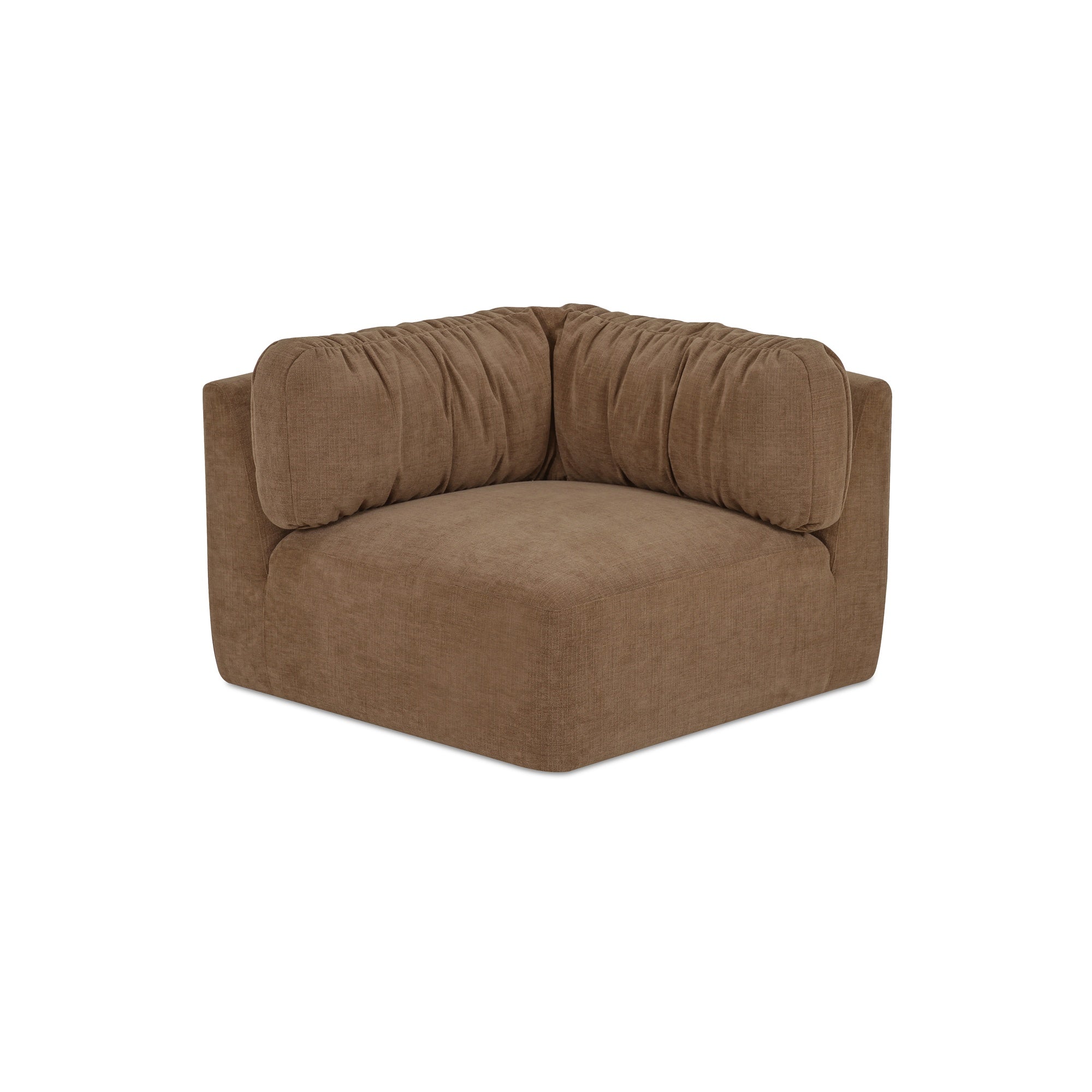 Matina Corner Chair Taupe by Moe's Home Collection