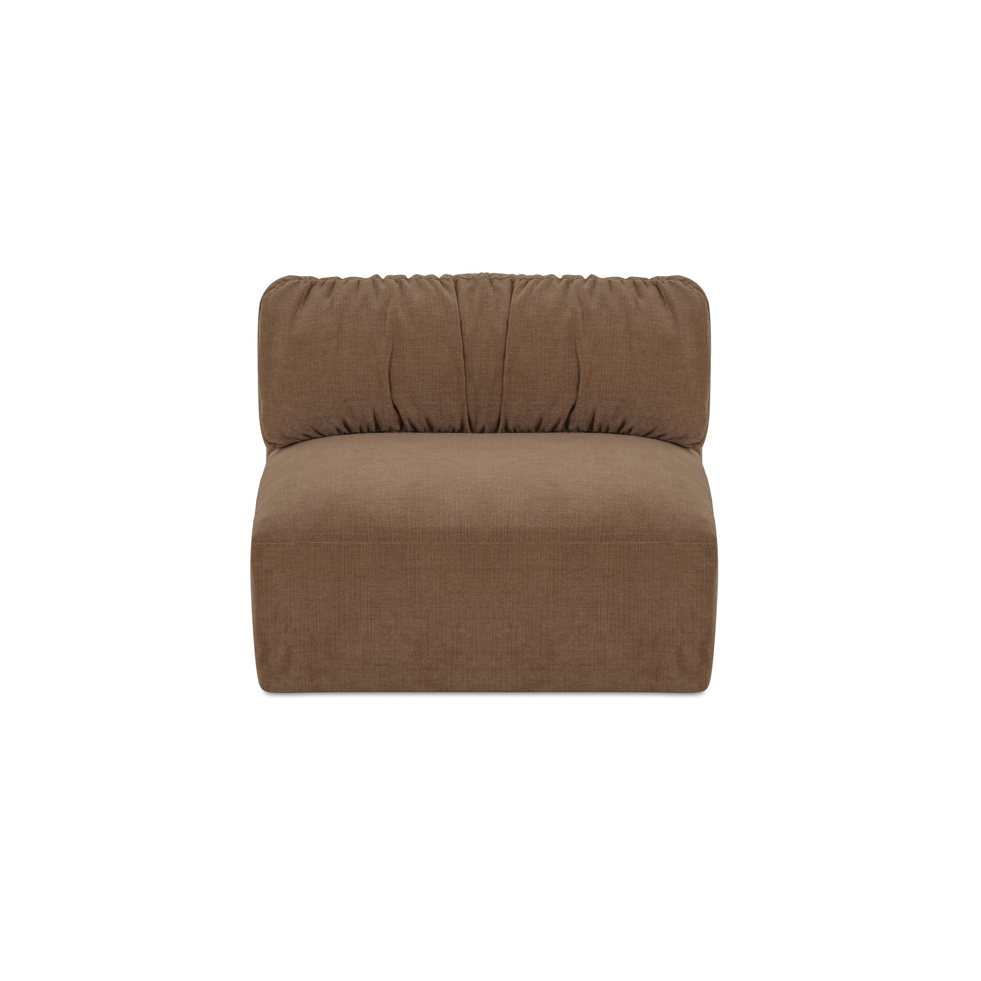 Matina Slipper Chair Taupe by Moe's Home Collection