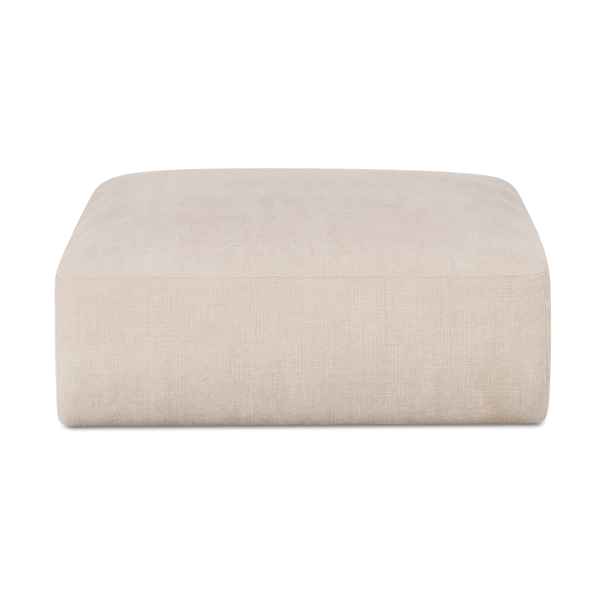 Matina Ottoman Oatmeal by Moe's Home Collection