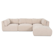 Matina Lounge Modular Sectional Oatmeal by Moe's Home Collection