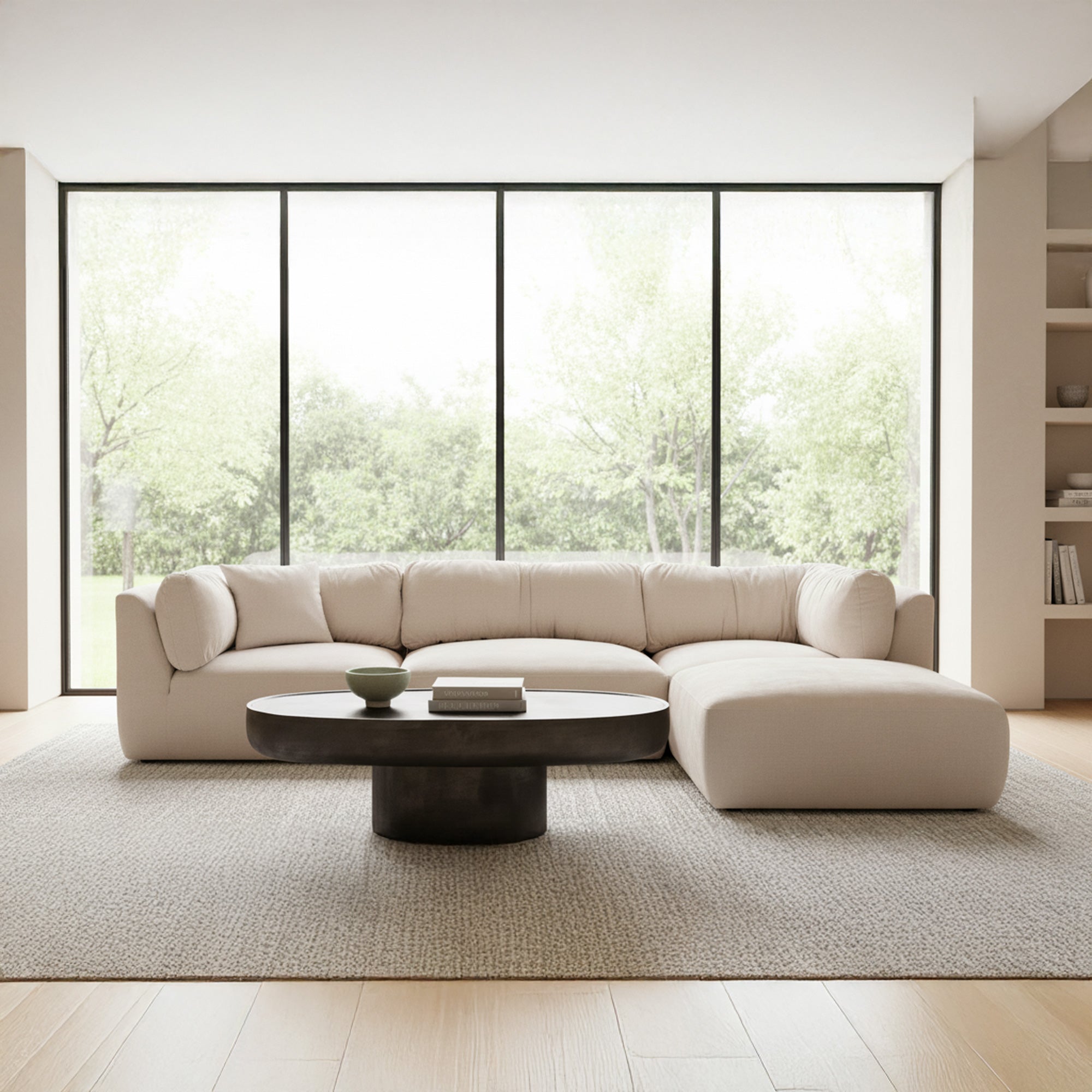 Matina Dream Modular Sectional Oatmeal by Moe's Home Collection - view 2