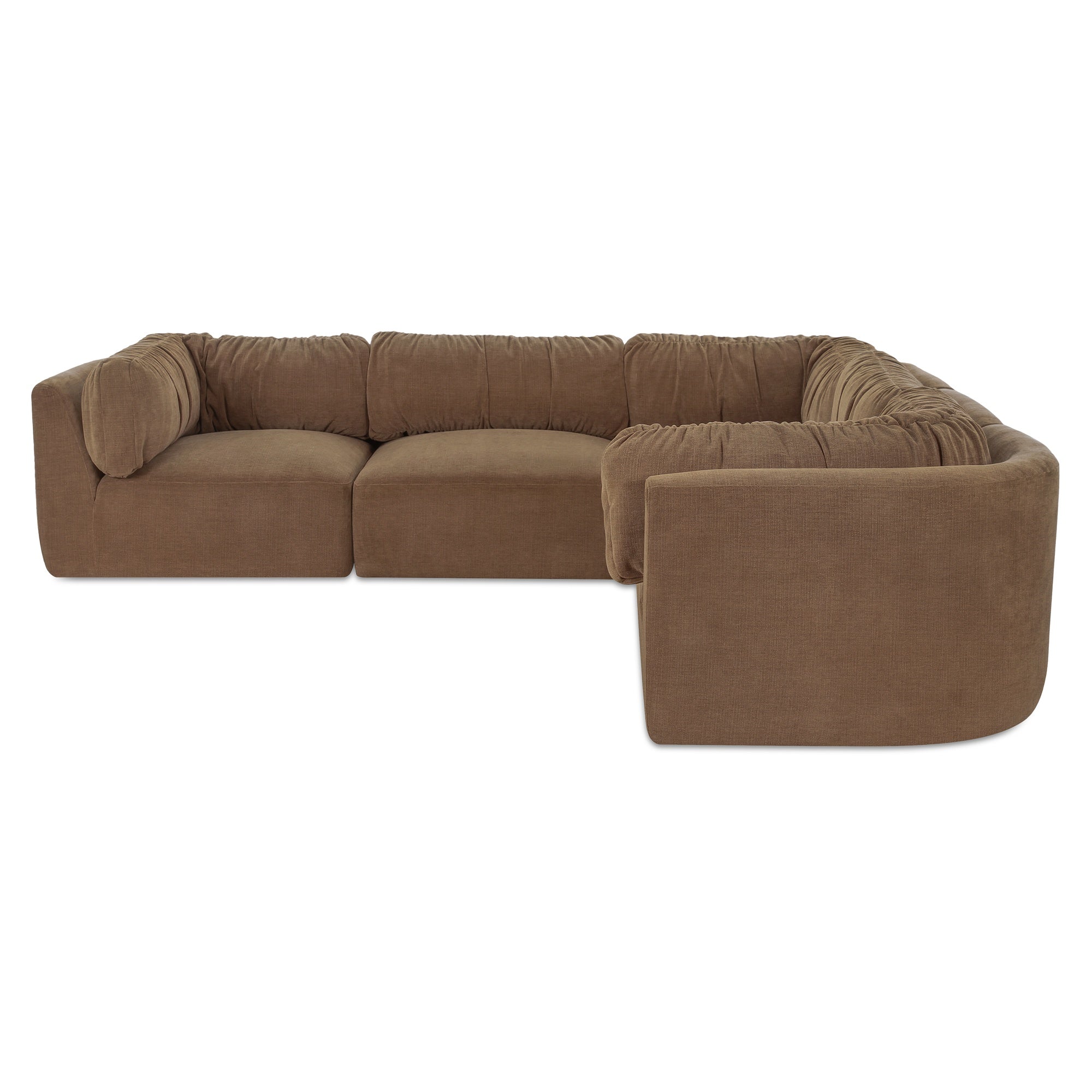 Matina Classic L Modular Sectional Taupe by Moe's Home Collection