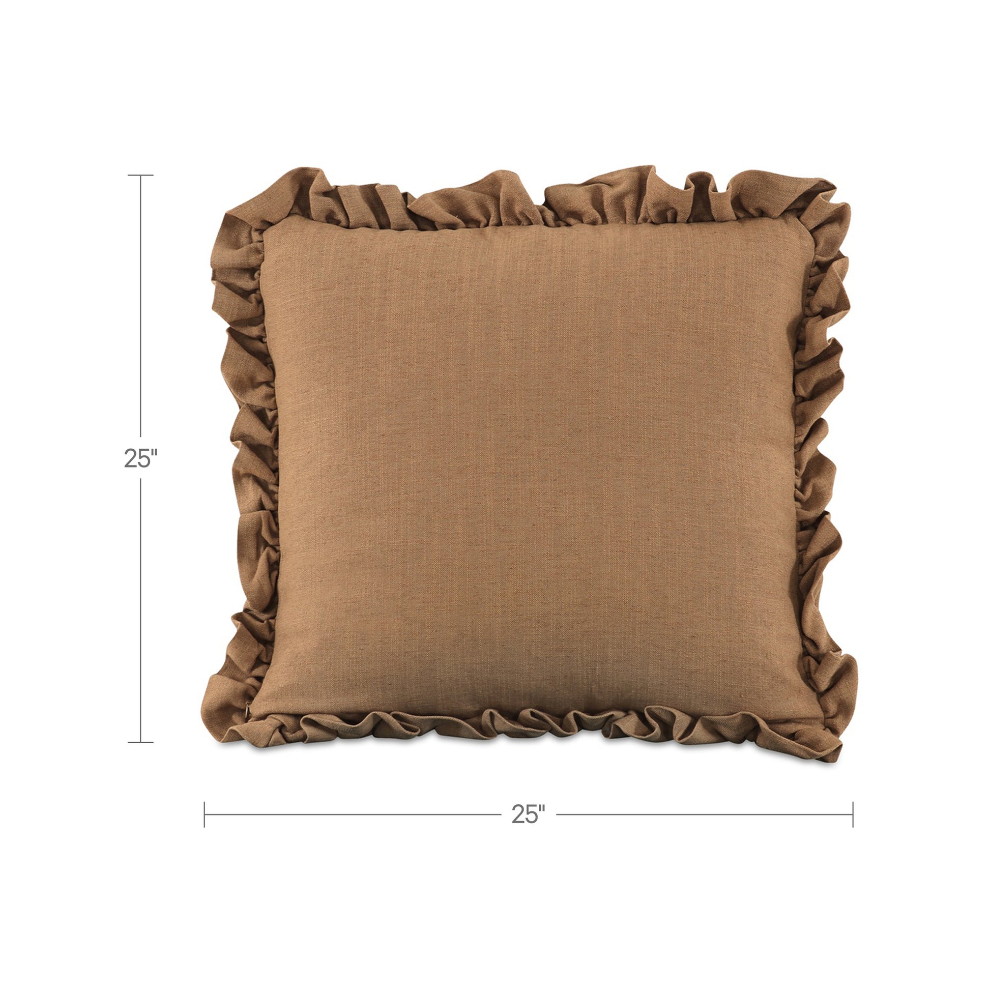 Betty 25 Inch Cushion Ginger by Moe's Home Collection - view 2