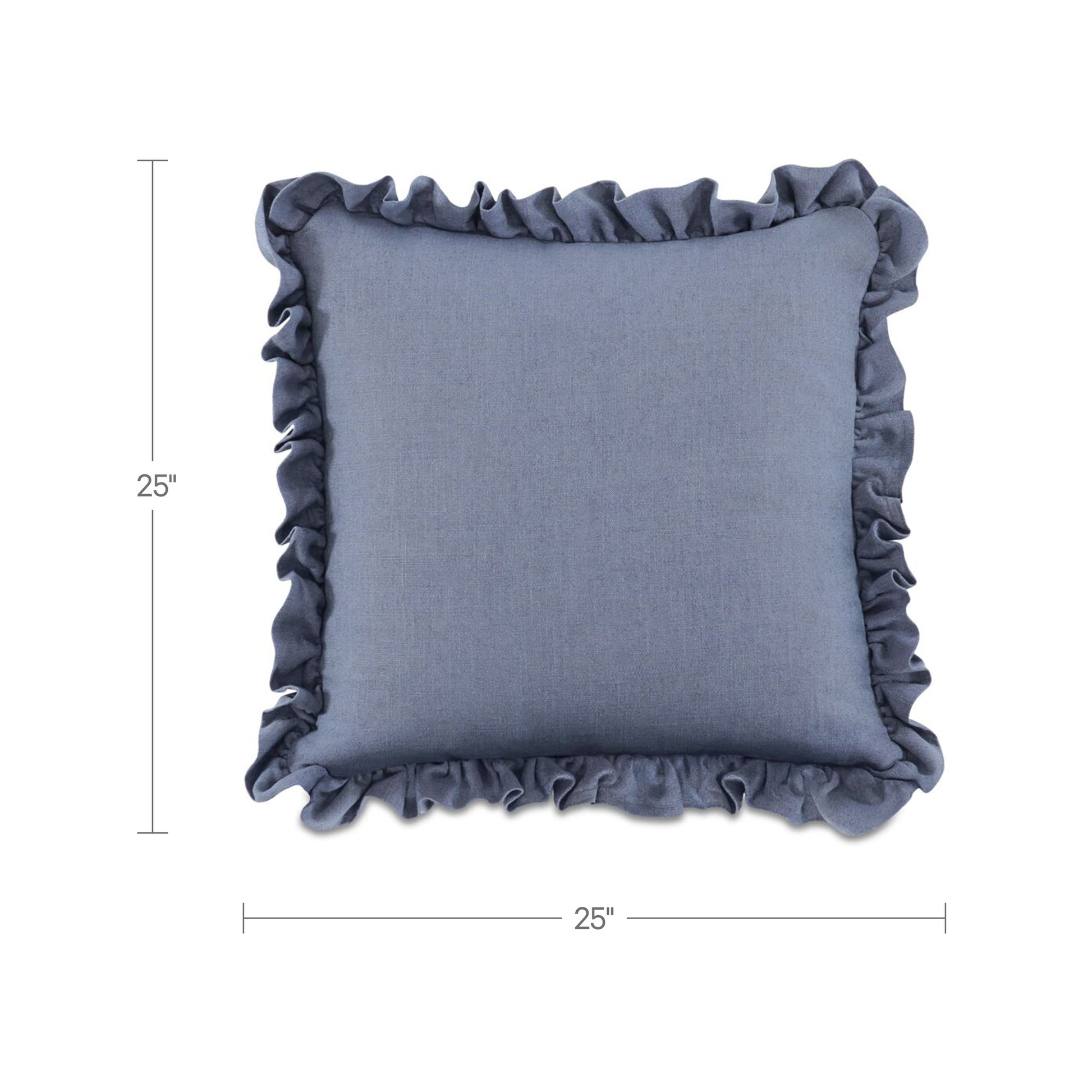 Betty 25 Inch Cushion Blue by Moe's Home Collection - view 2