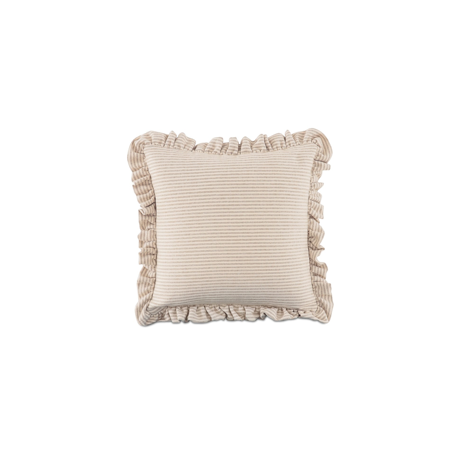 Betty 25 Inch Cushion Beige Stripe by Moe's Home Collection