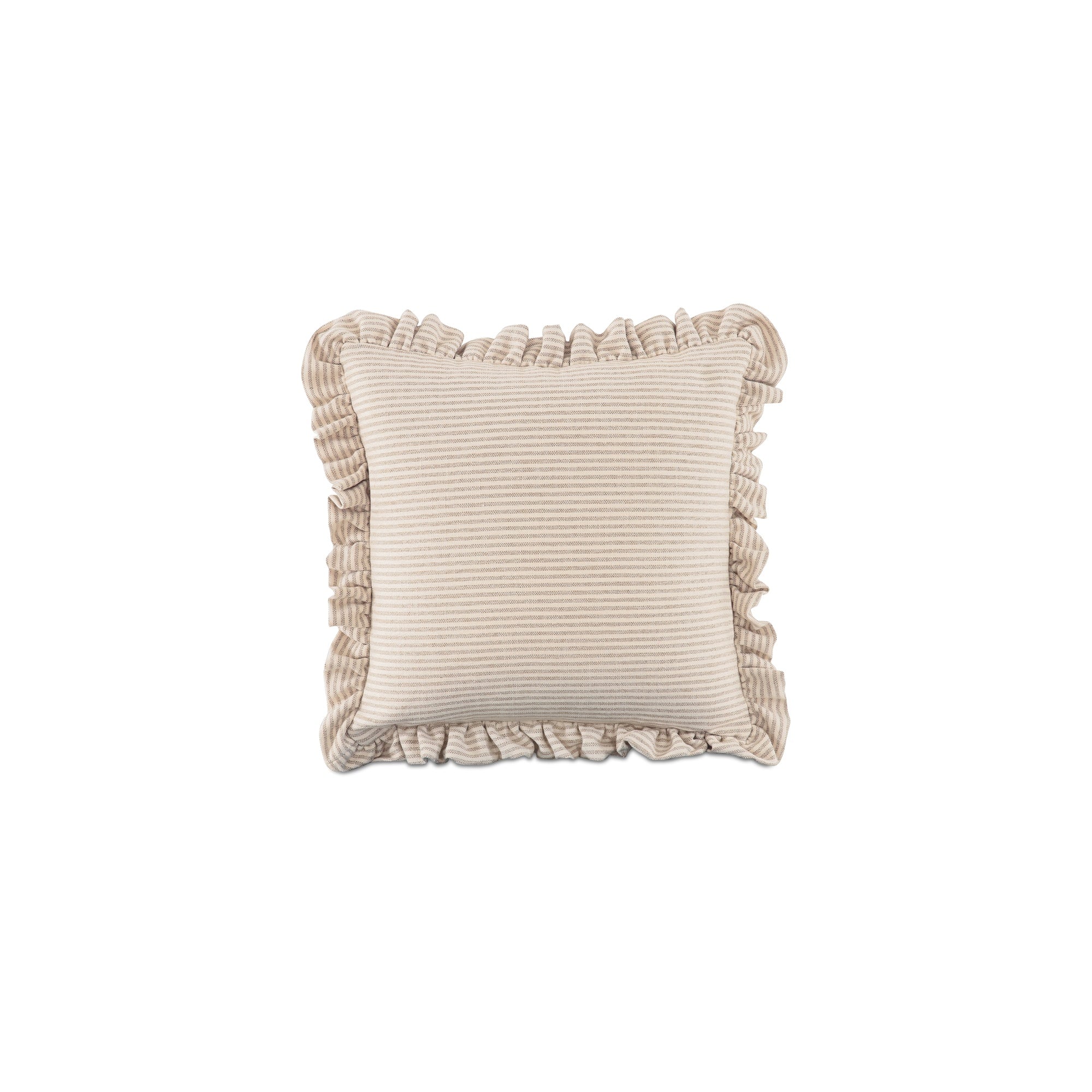 Betty 25 Inch Cushion Beige Stripe by Moe's Home Collection