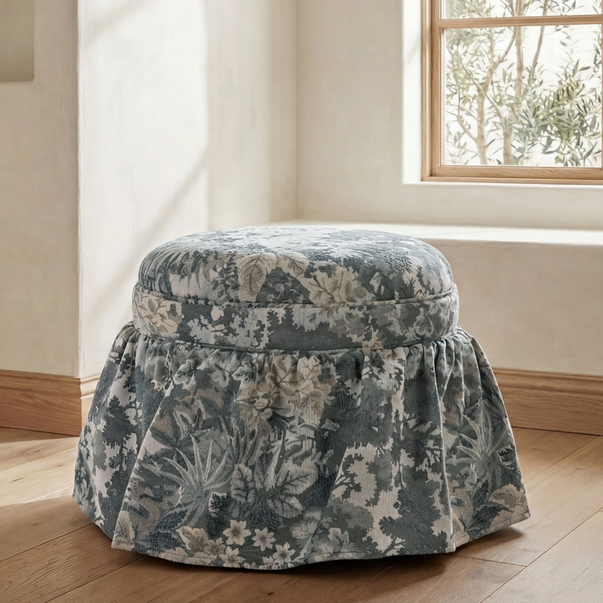 Heidi Storage Ottoman Tapestry by Moe's Home Collection - view 2
