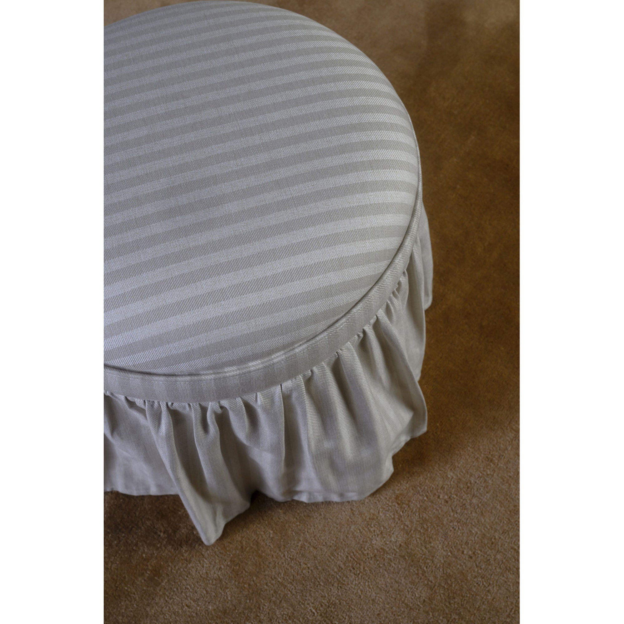 Heidi Storage Ottoman Beige Stripe by Moe's Home Collection - view 2