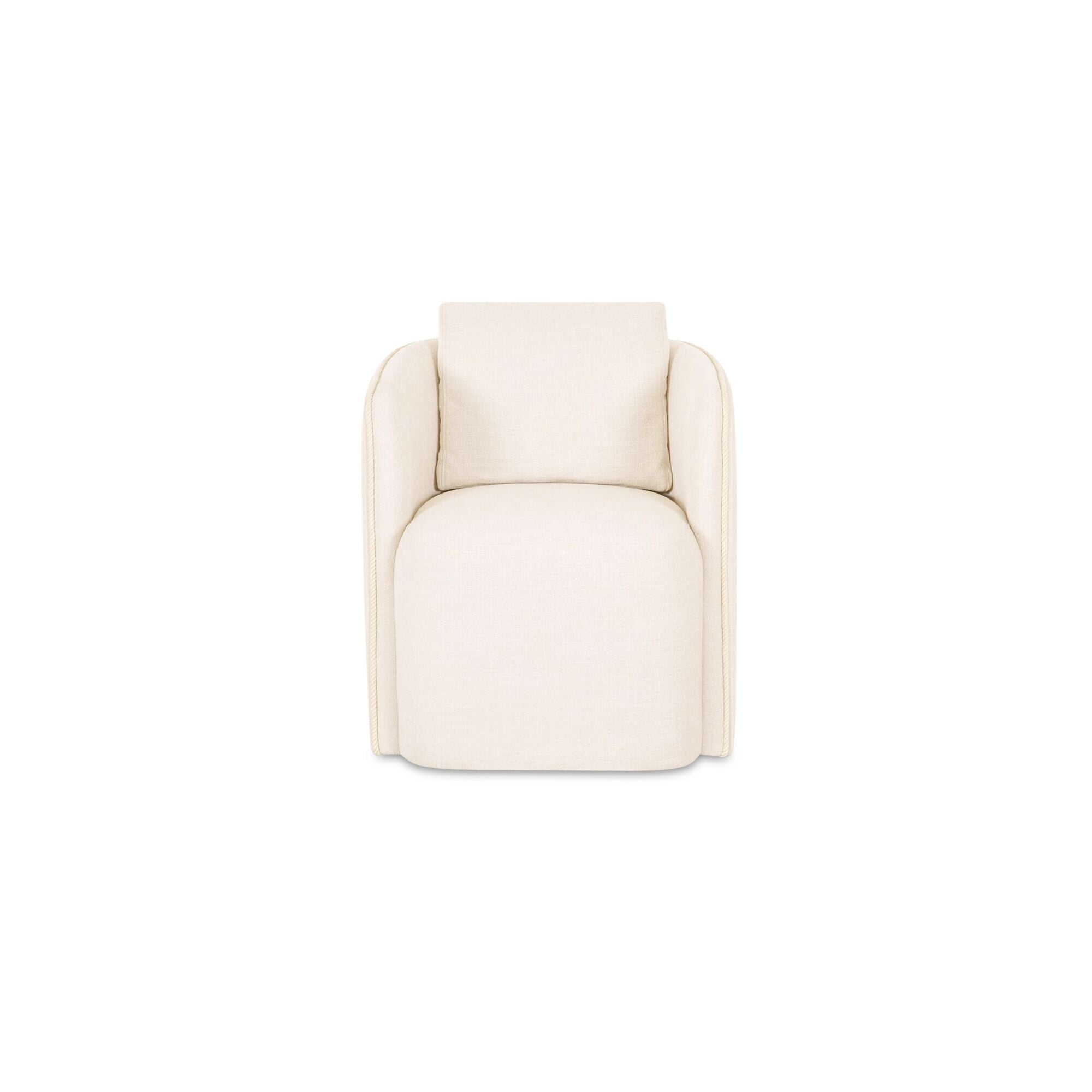 Cecil Dining Chair Warm White by Moe's Home Collection