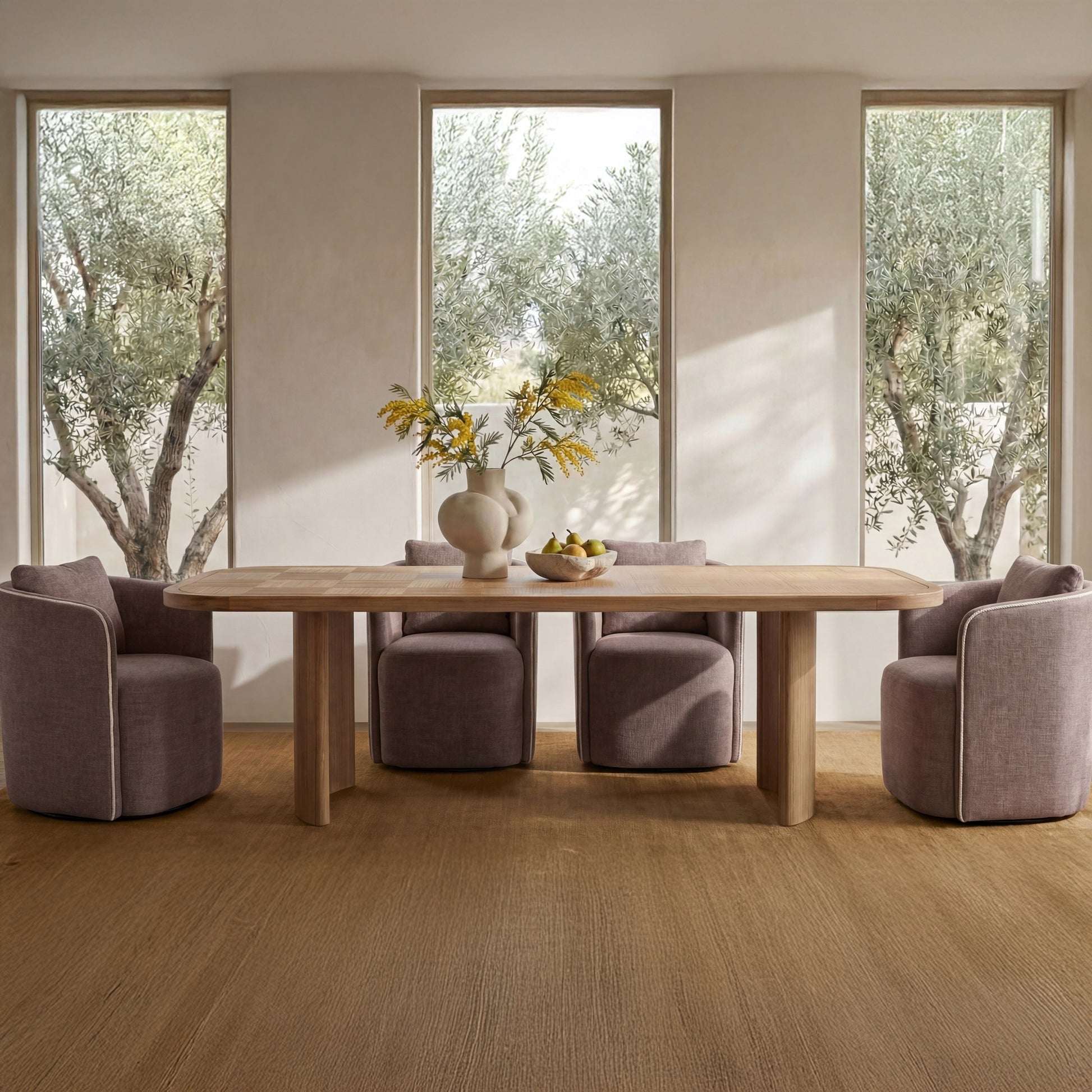 Cecil Dining Chair Dark Brown by Moe's Home Collection - view 2