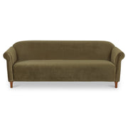 Harmony Sofa Dark Green Faux Mohair by Moe's Home Collection