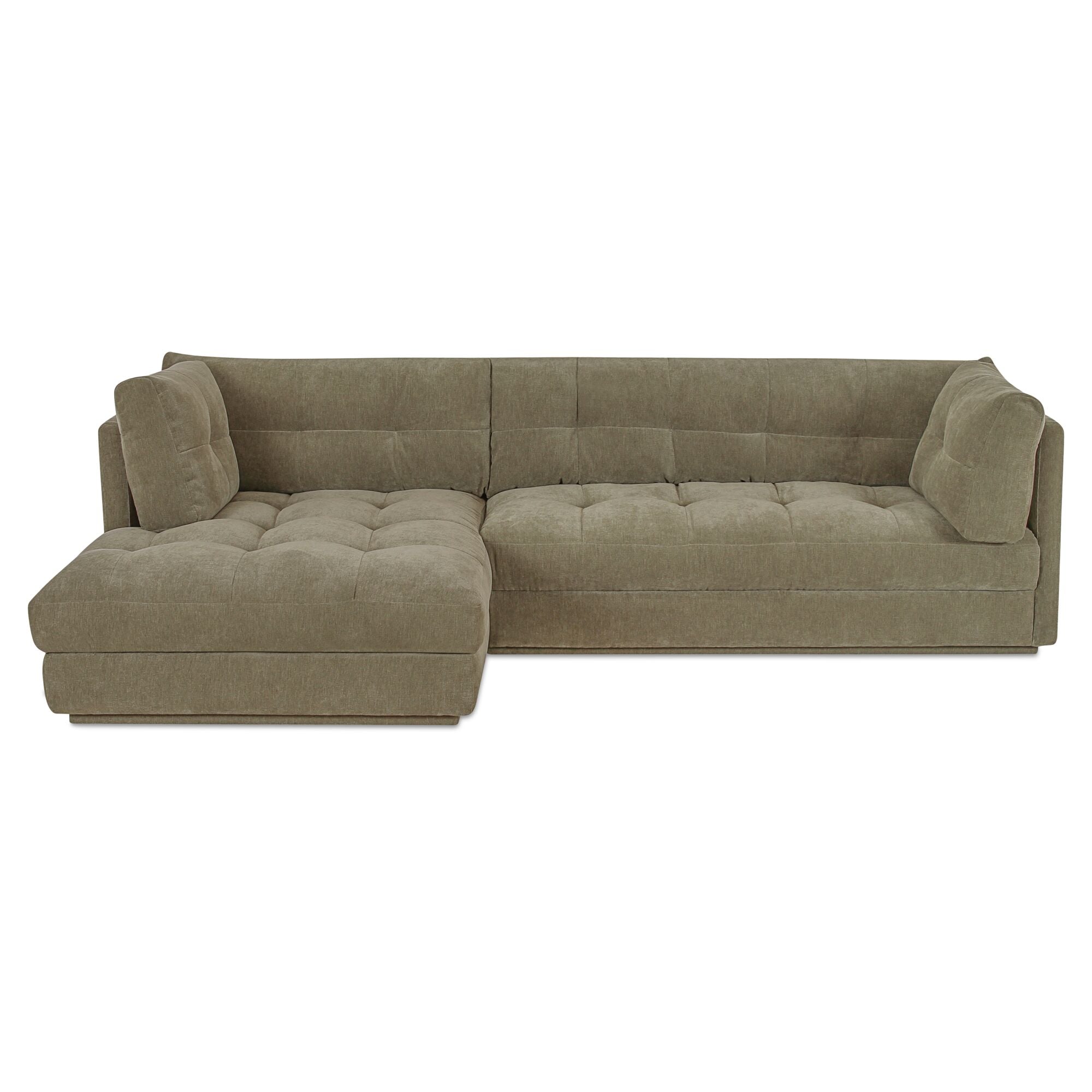 Mischa Left Sectional Sage Green by Moe's Home Collection