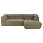 Mischa Right Sectional Sage Green by Moe's Home Collection