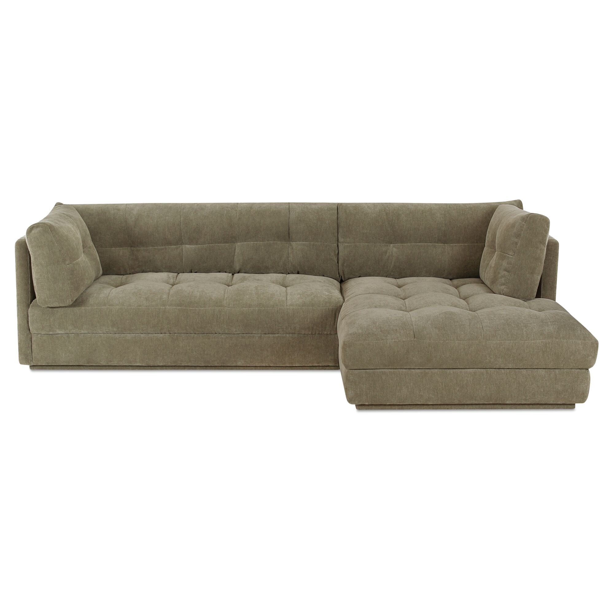 Mischa Right Sectional Sage Green by Moe's Home Collection
