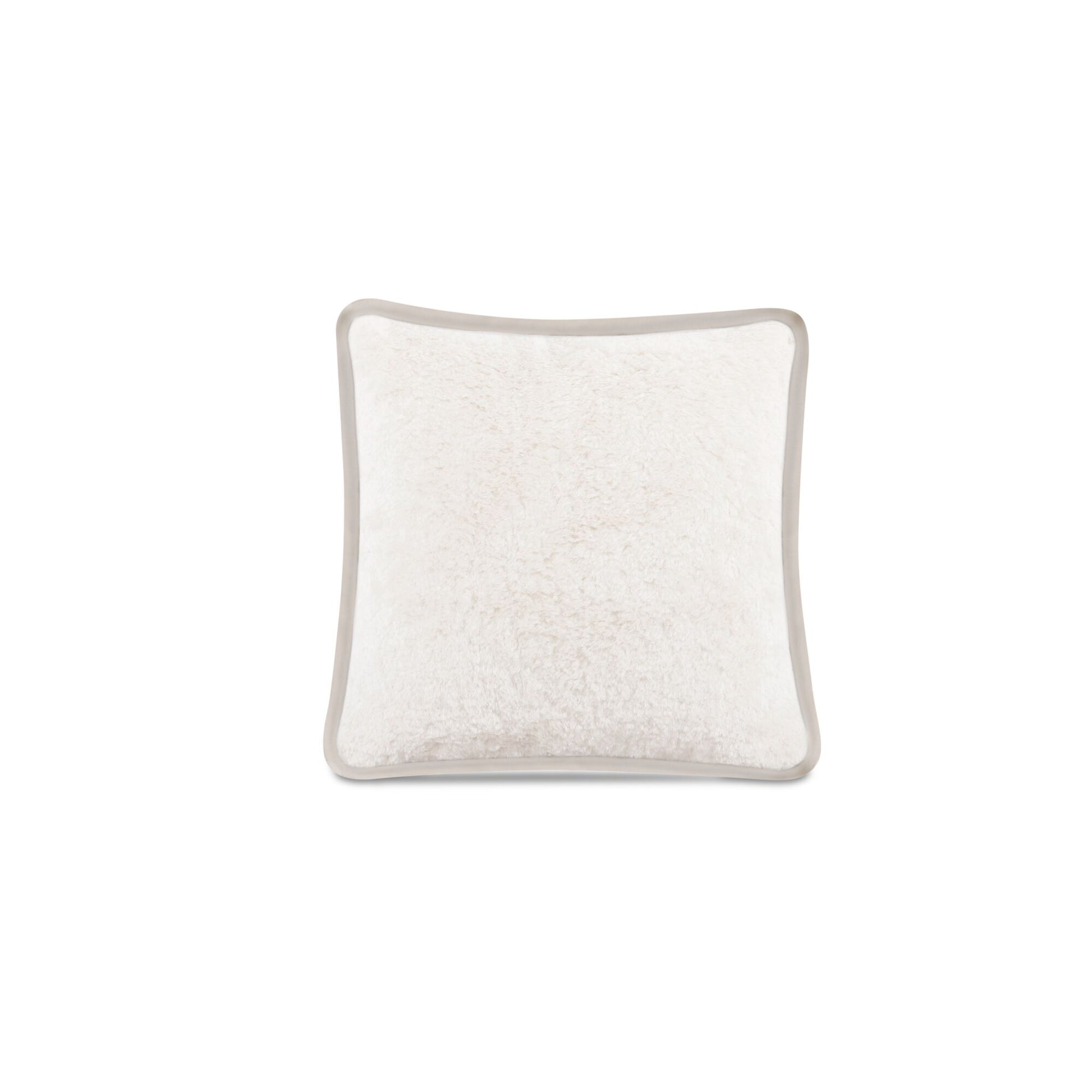 Carr 25In Cushion Faux Fur Cream by Moe's Home Collection