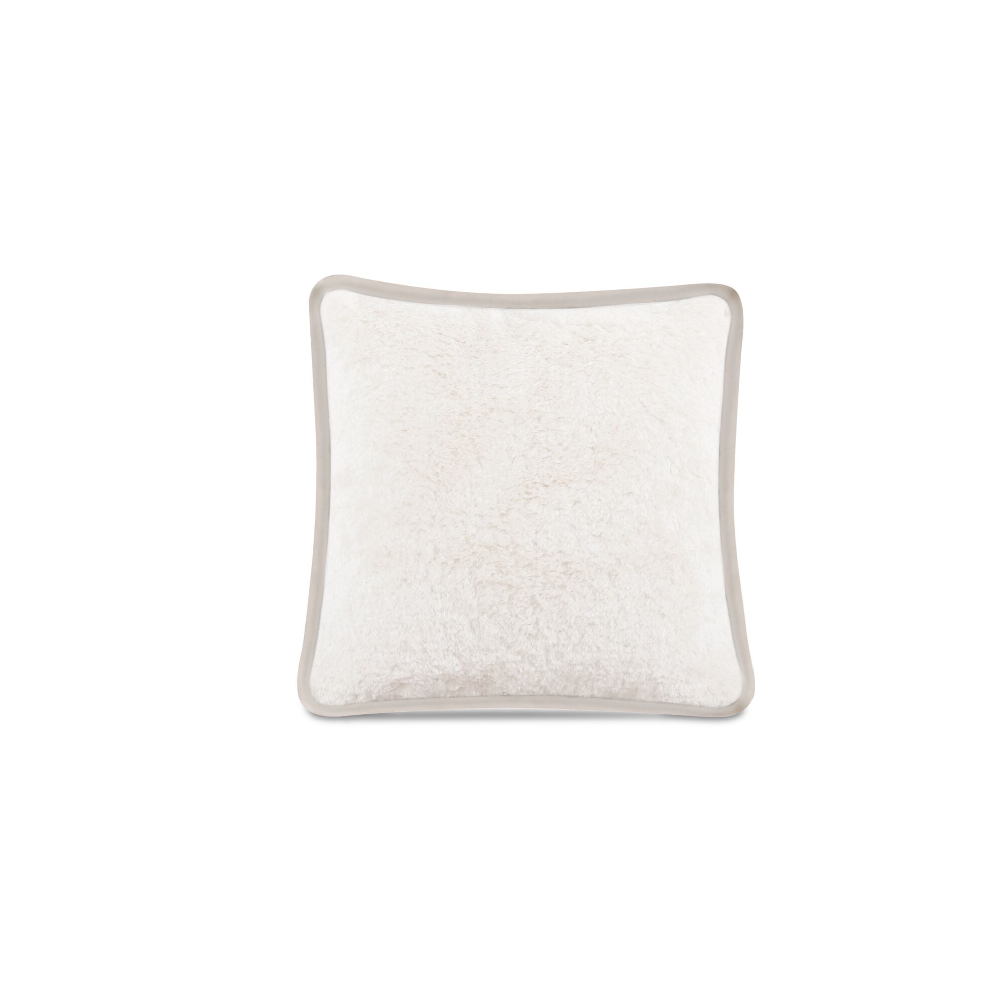 Carr 25In Cushion Faux Fur Cream by Moe's Home Collection