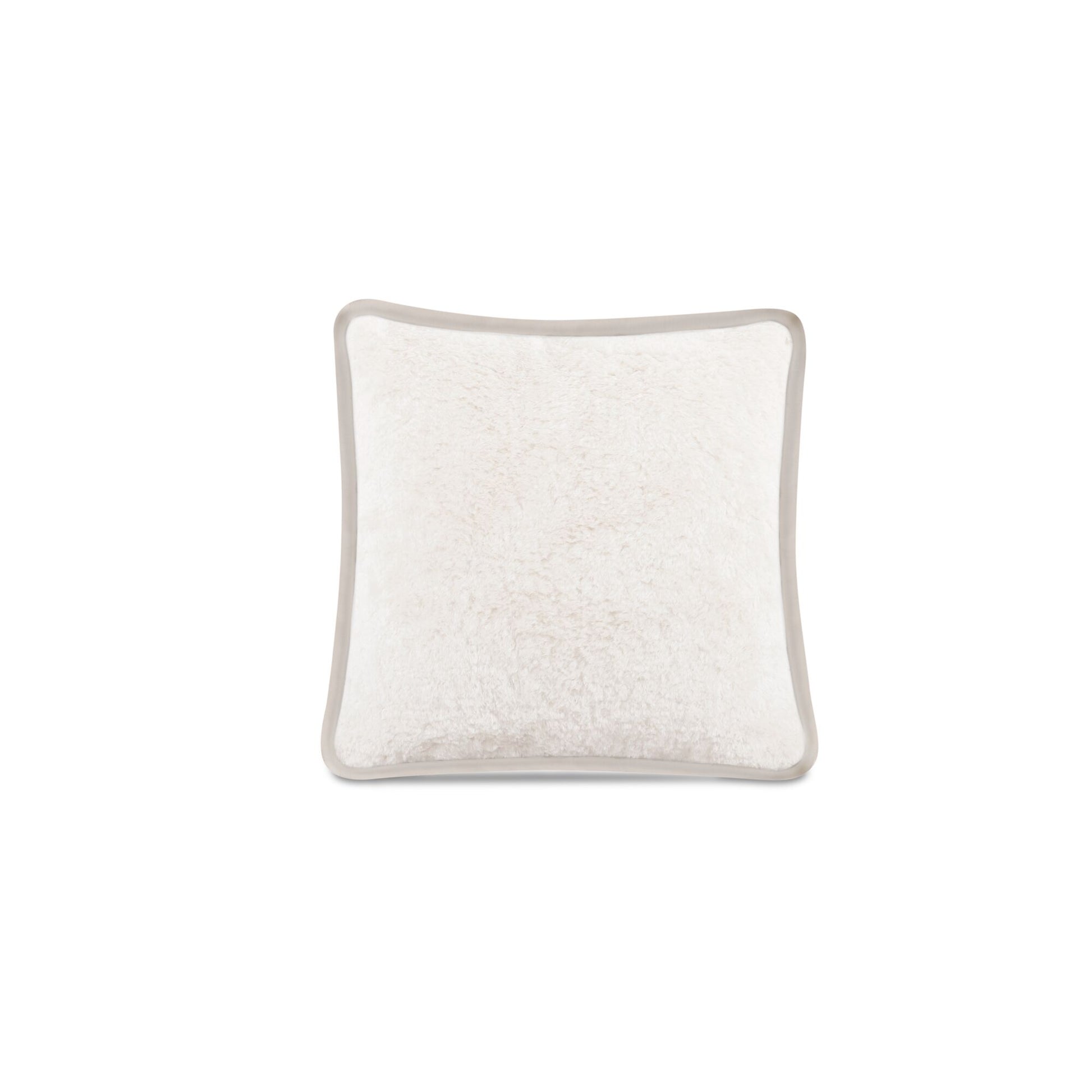 Carr 20In Cushion Faux Fur Cream by Moe's Home Collection