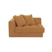 Davie Left Arm Facing Chair Golden Yellow by Moe's Home Collection