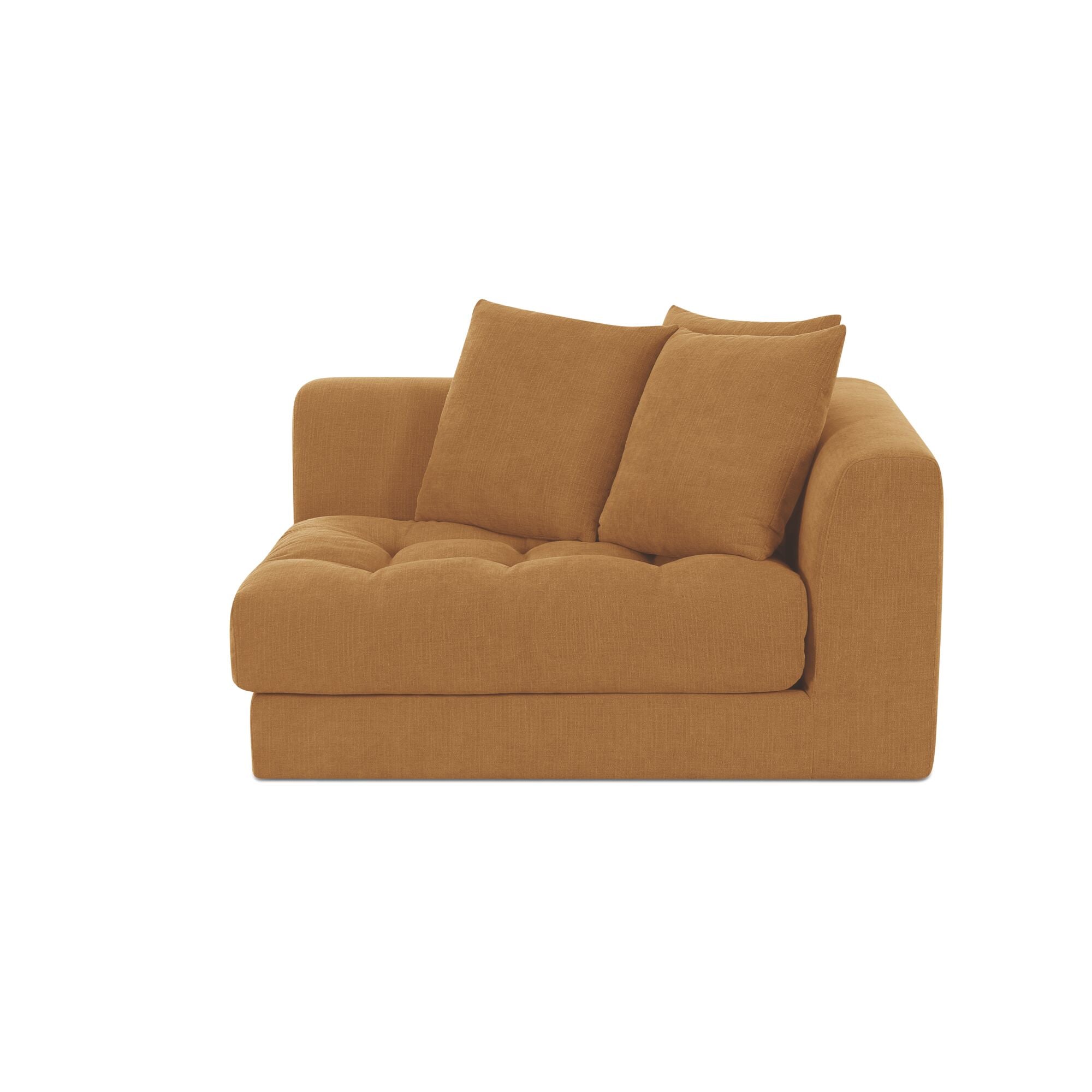 Davie Corner Chair Golden Yellow by Moe's Home Collection